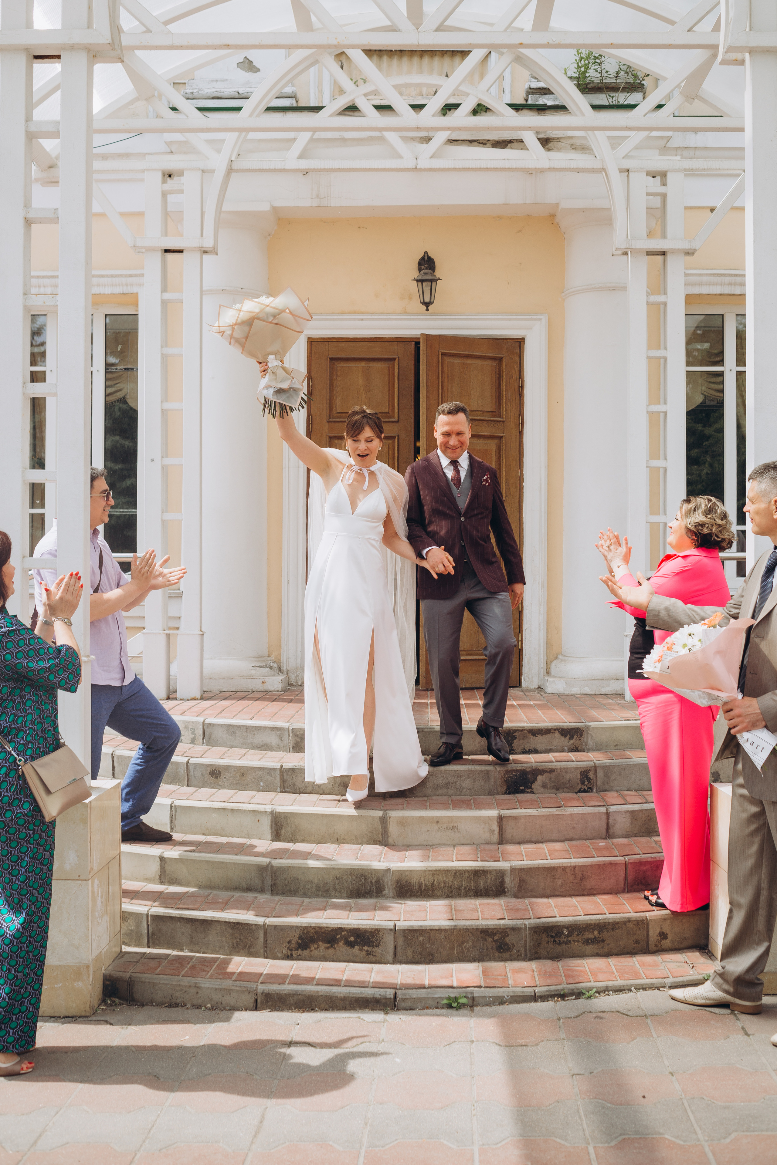 Свадебный день Владимира и Екатерины. Регистрация и прогулка. Фотография и видеосъемка в Воронеже