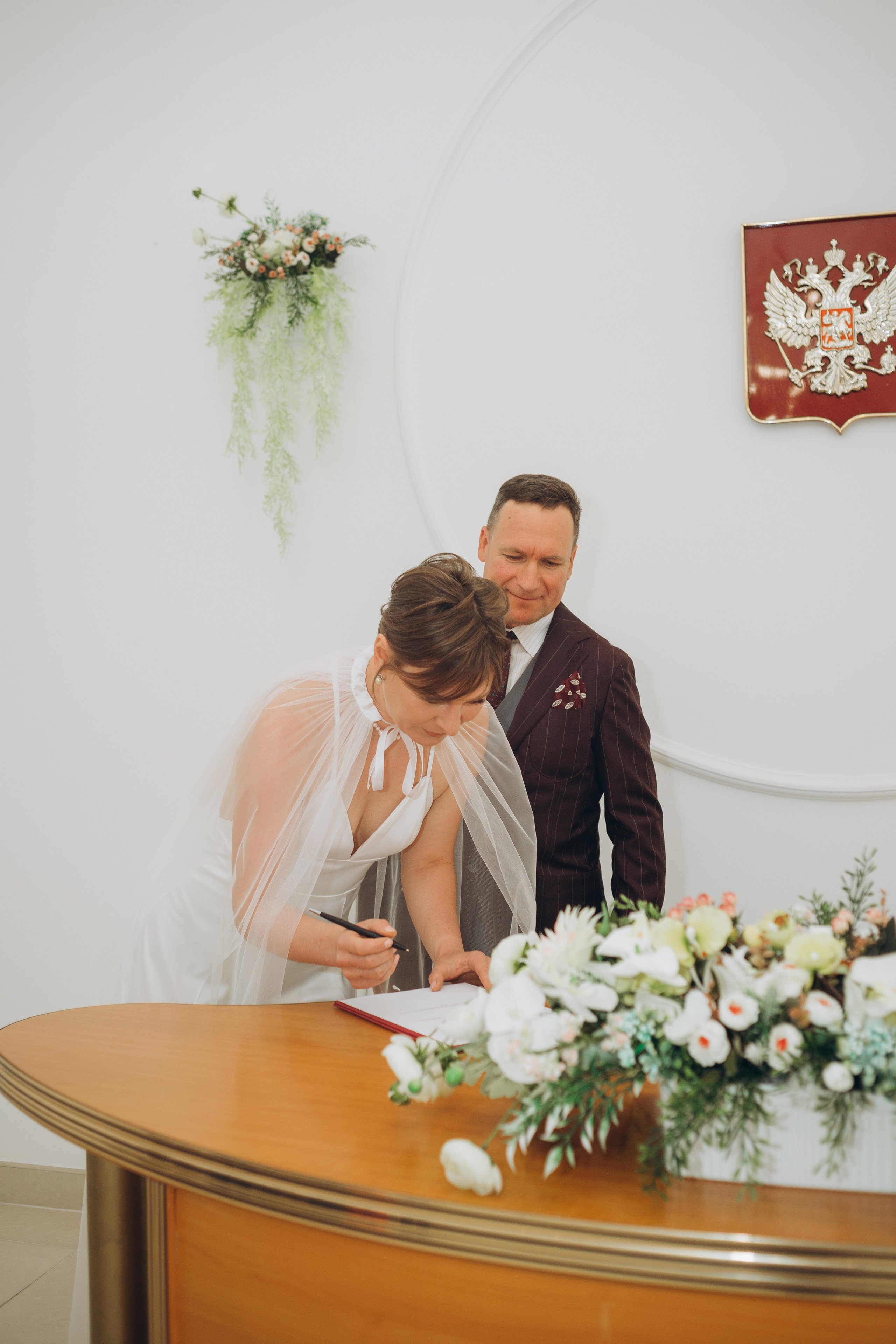 Свадебный день Владимира и Екатерины. Регистрация и прогулка. Фотография и видеосъемка в Воронеже