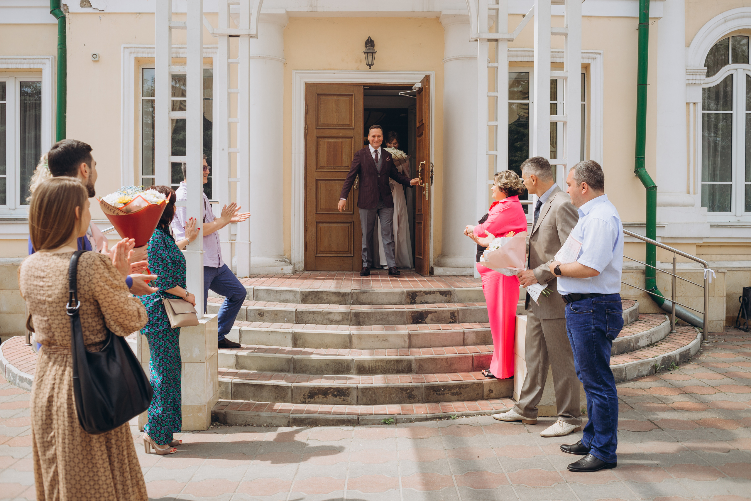 Свадебный день Владимира и Екатерины. Регистрация и прогулка. Фотография и видеосъемка в Воронеже