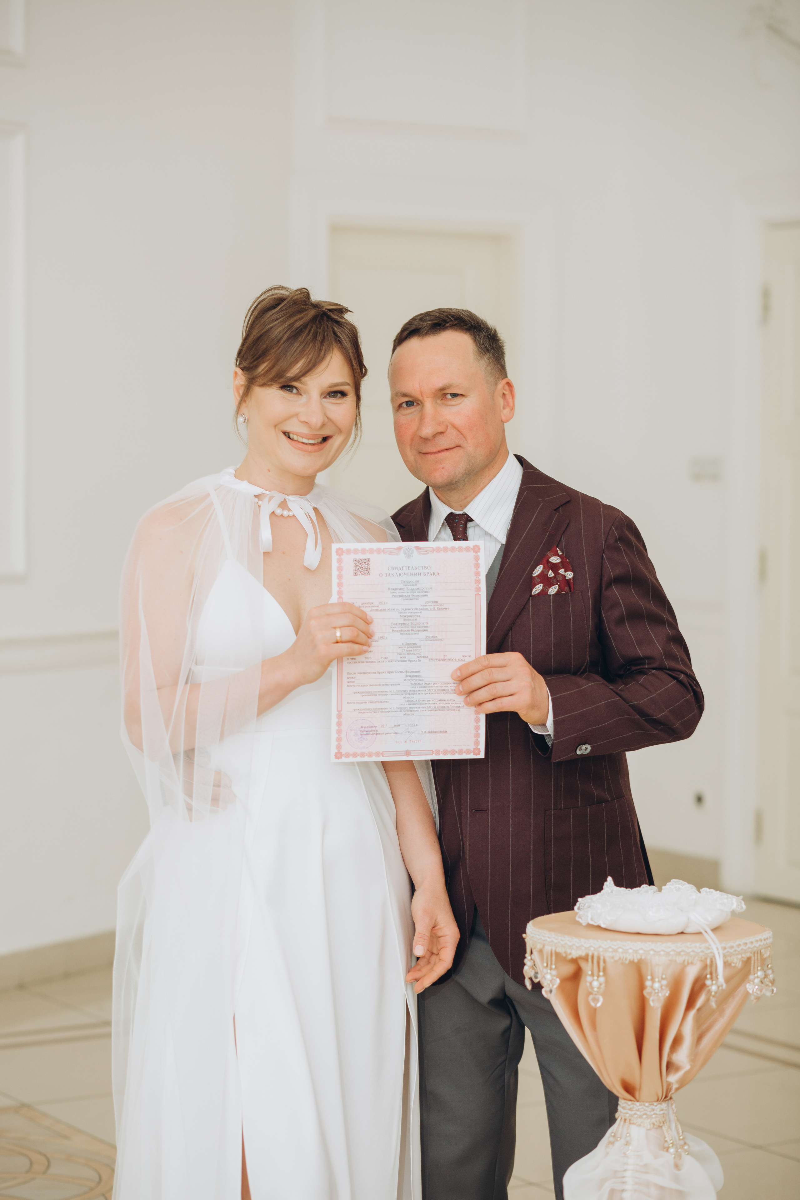 Свадебный день Владимира и Екатерины. Регистрация и прогулка. Фотография и видеосъемка в Воронеже