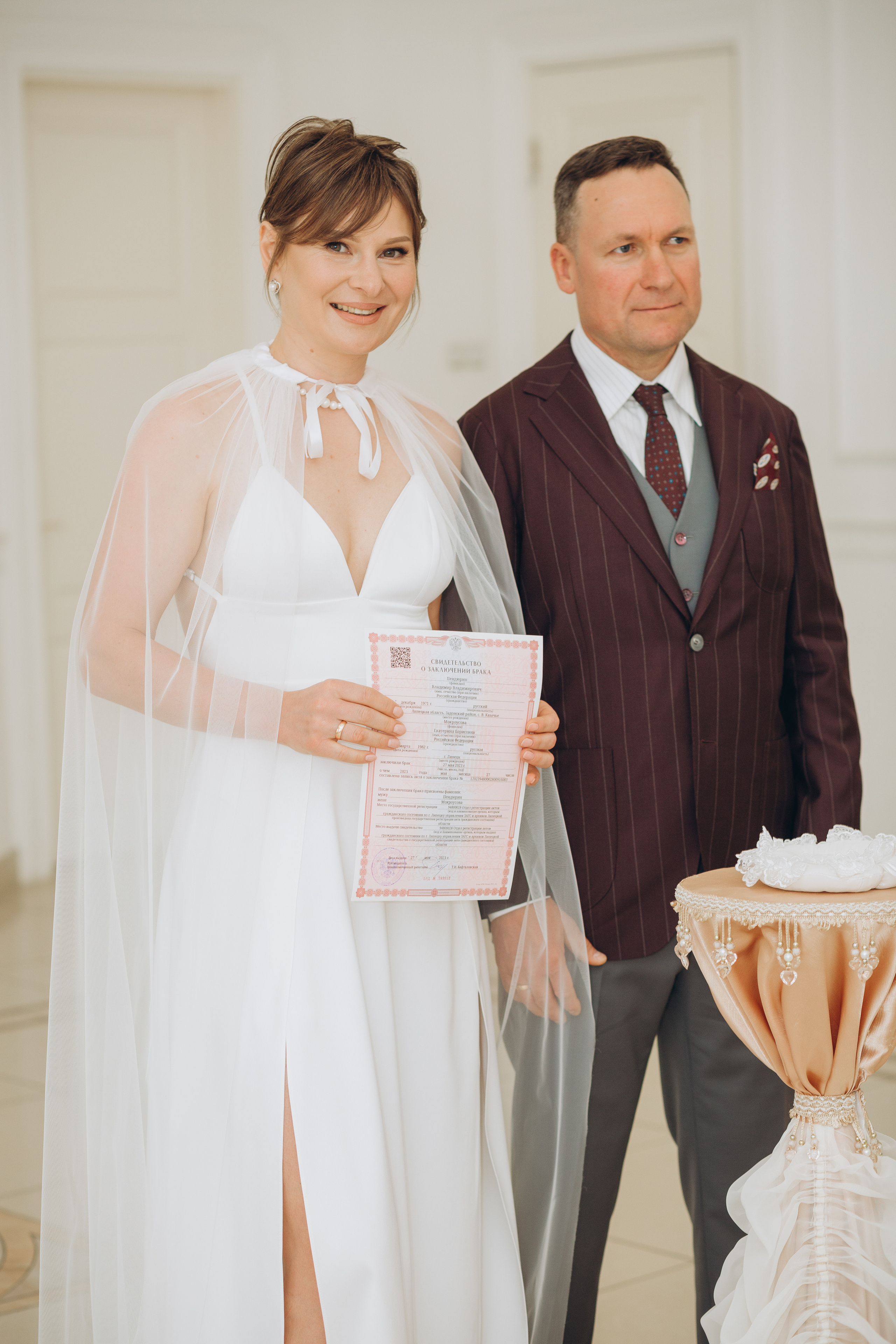 Свадебный день Владимира и Екатерины. Регистрация и прогулка. Фотография и видеосъемка в Воронеже
