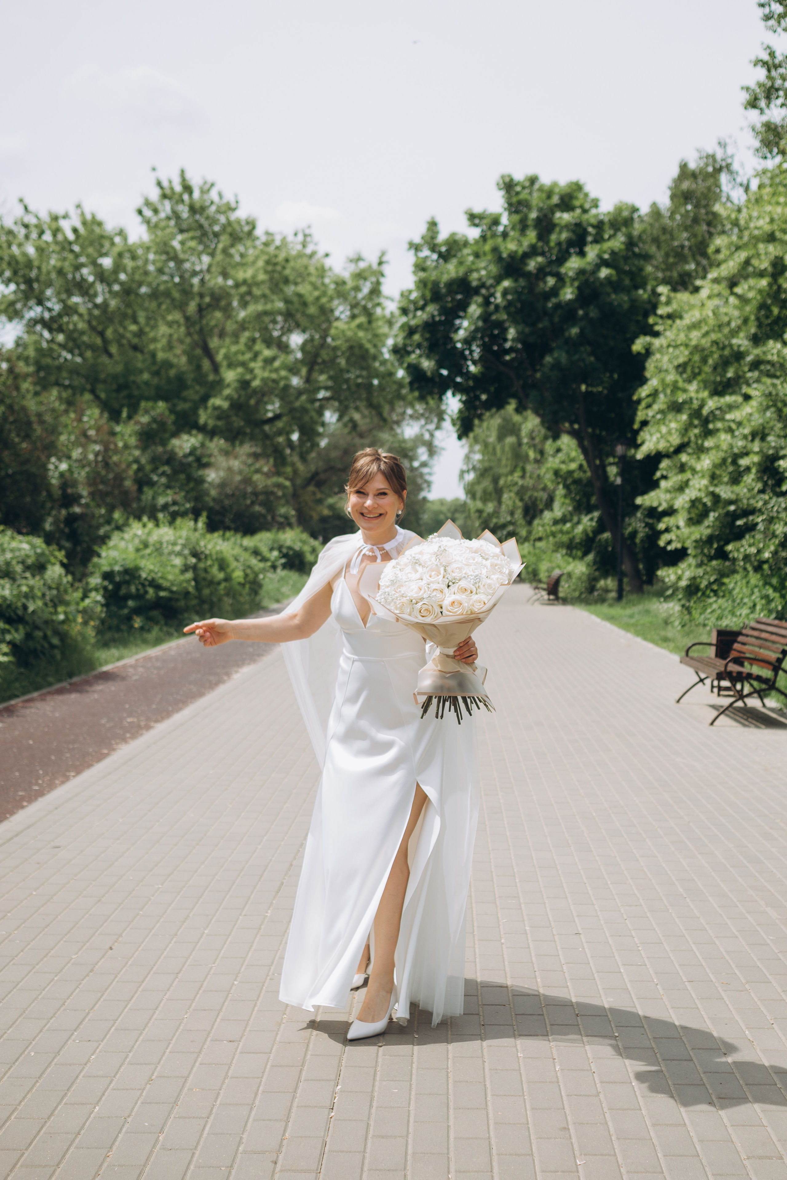 Свадебный день Владимира и Екатерины. Регистрация и прогулка. Фотография и видеосъемка в Воронеже