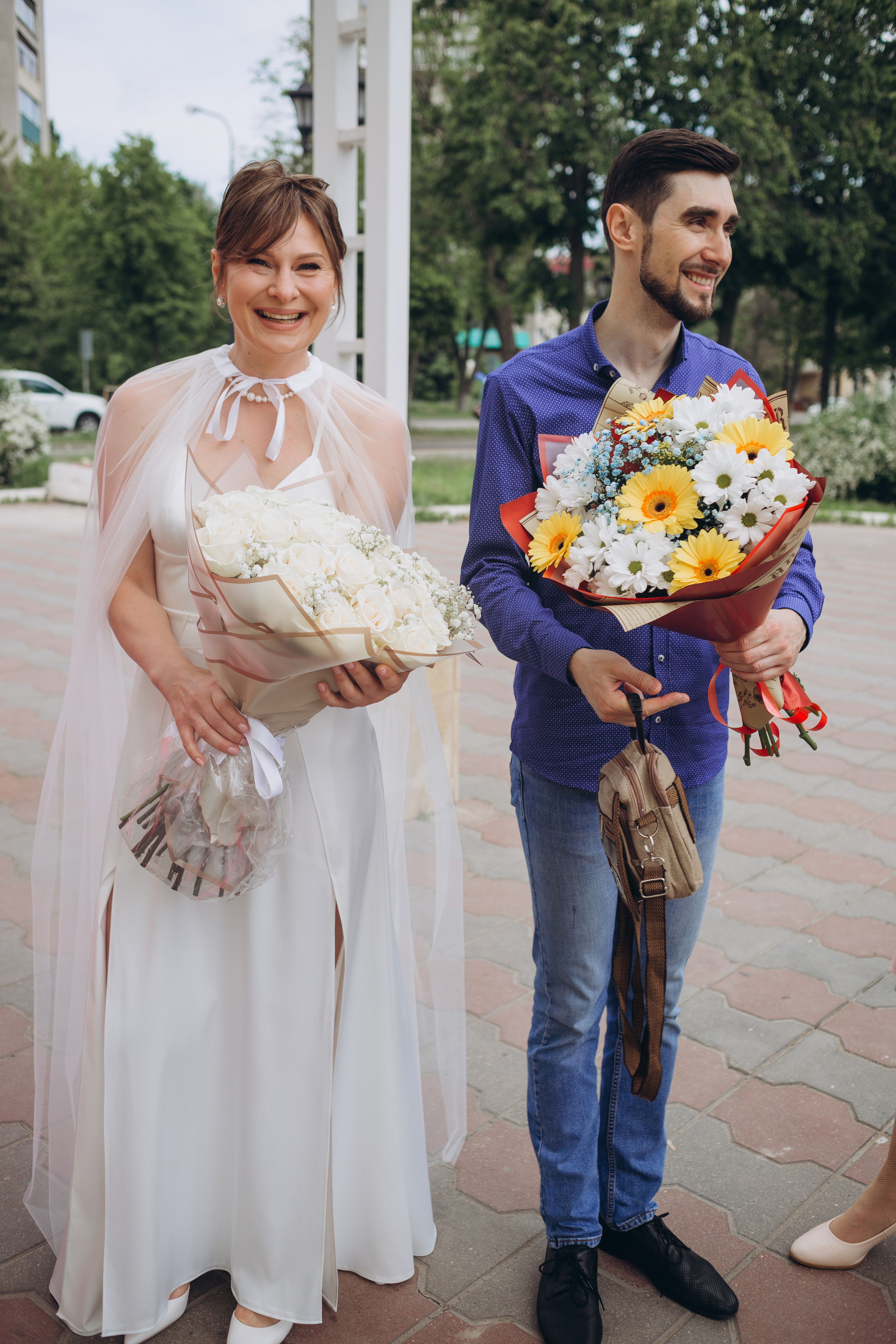 Свадебный день Владимира и Екатерины. Регистрация и прогулка. Фотография и видеосъемка в Воронеже