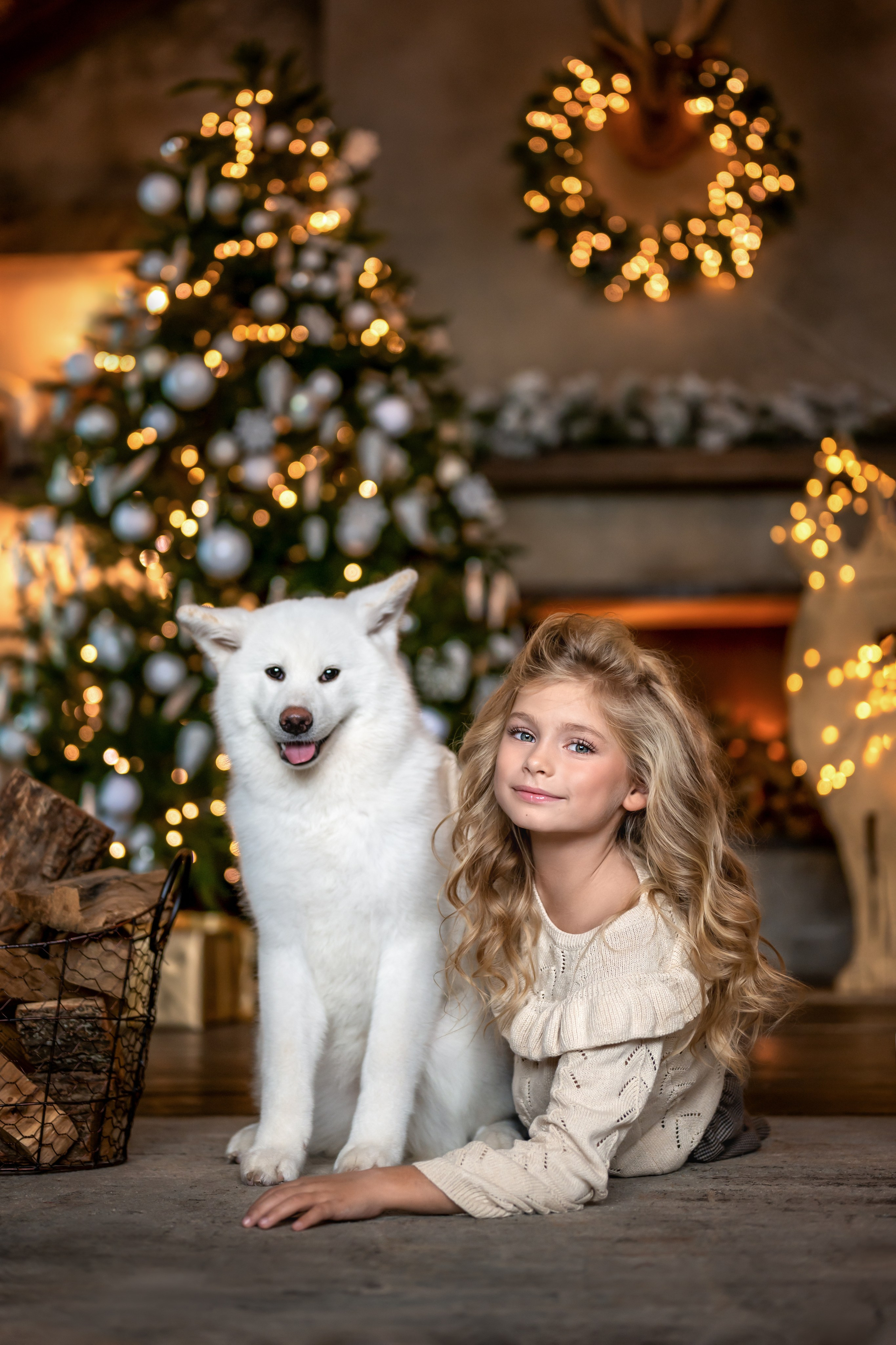Новогодняя фотосессия Алины-Виктории. Фотограф Елена Сасс Москва