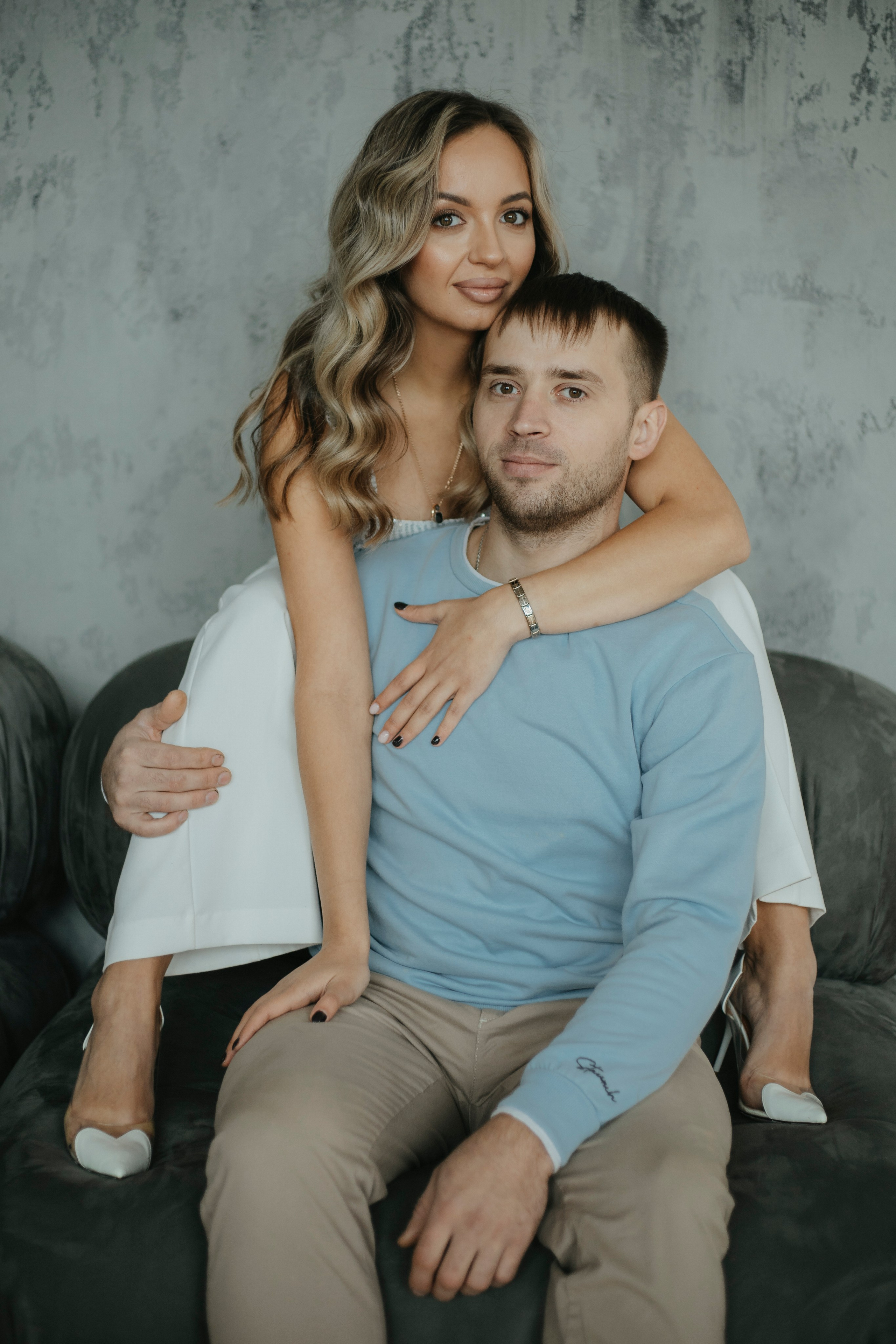 Семейная фотосессия в студии. Семейный и детский фотограф в Рязани Васюгова Мария