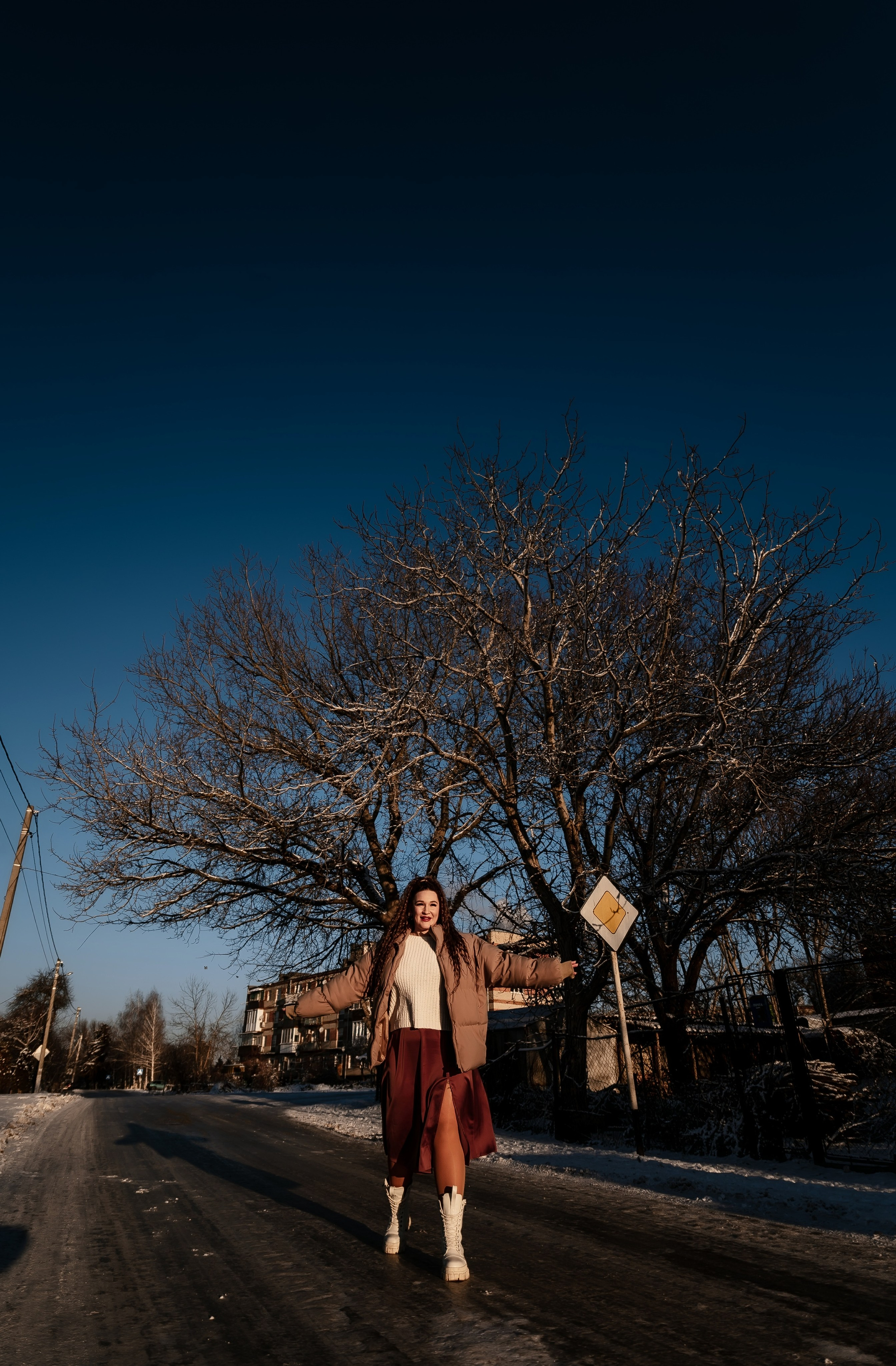 Мария. Зима. Солнечная история. Фотограф Котова Валентина