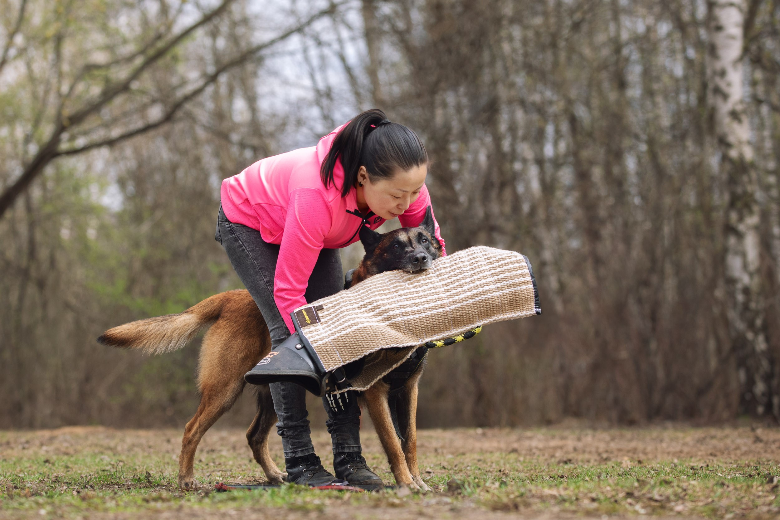 Съемка для рекламы услуг кинолога. Фотограф-анималист в Москве и Московской области Татьяна Фролова