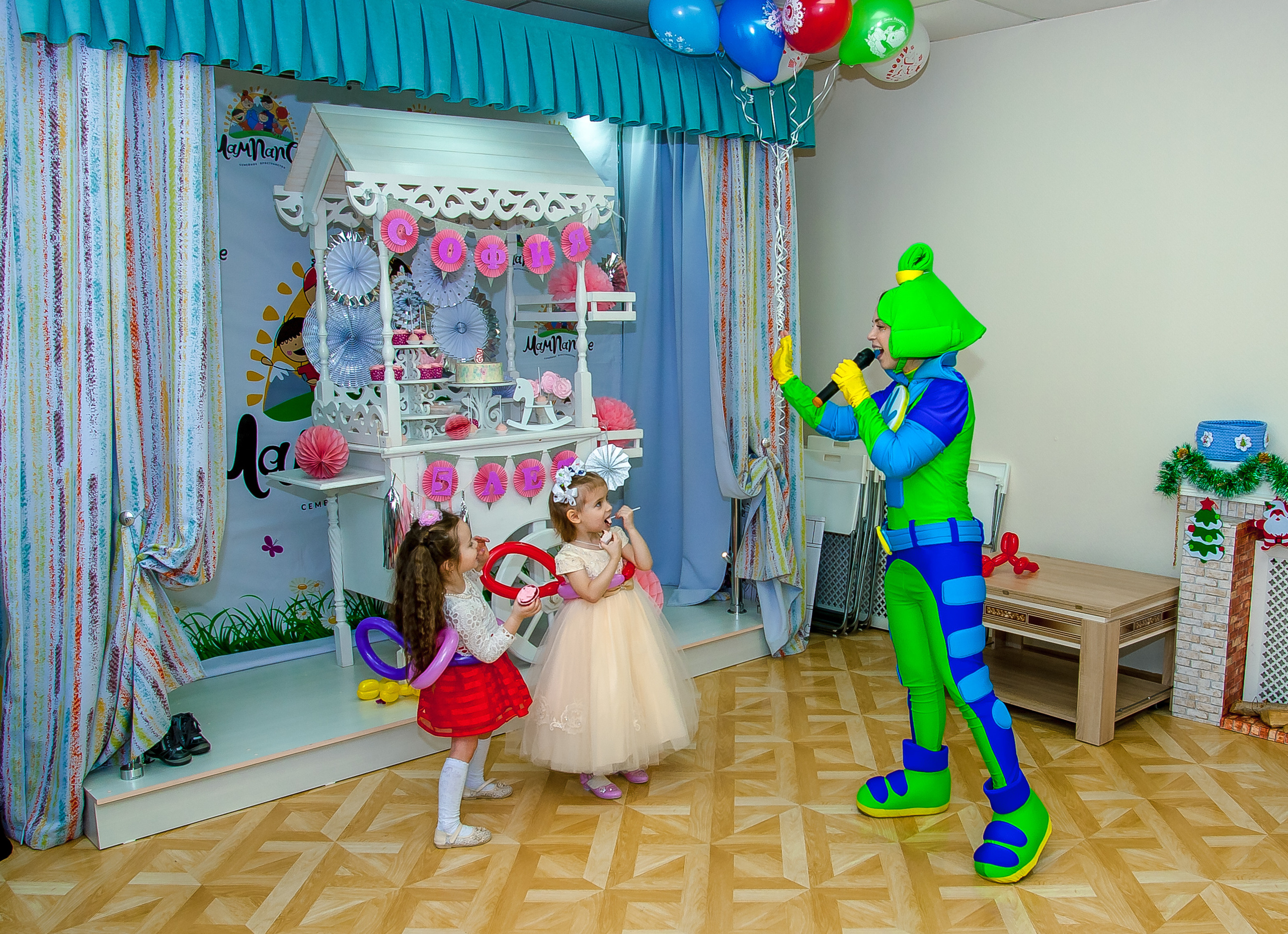 День рождения Софии (5 лет). Репортажная съемка в Москве и области. Анималистика