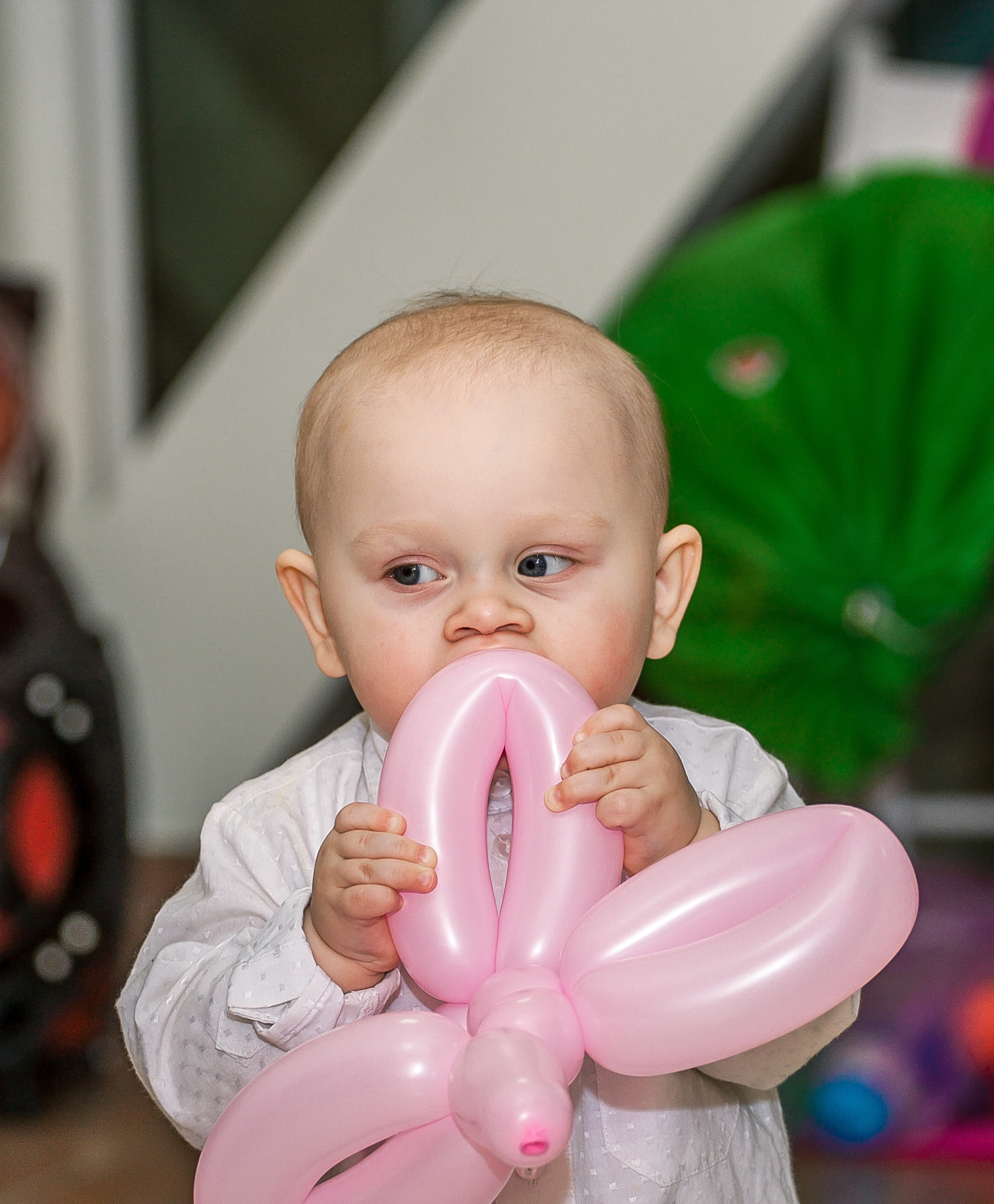 День рождения Маши (1 годик). Репортажная съемка в Москве и области. Анималистика