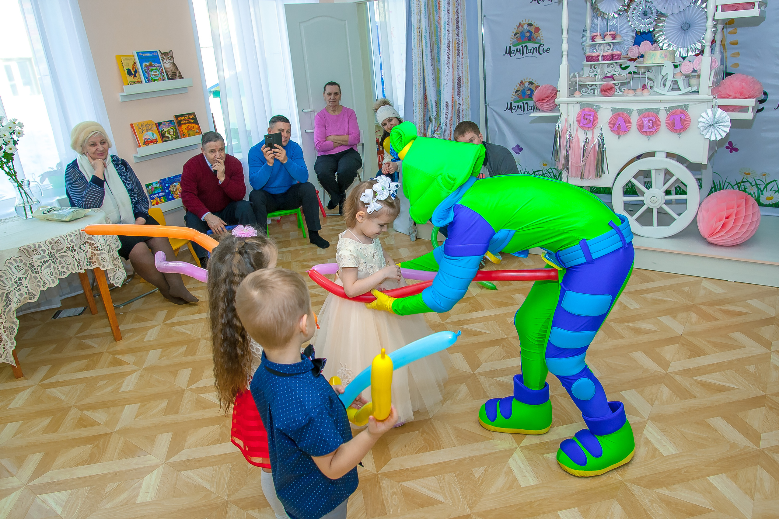 День рождения Софии (5 лет). Репортажная съемка в Москве и области. Анималистика