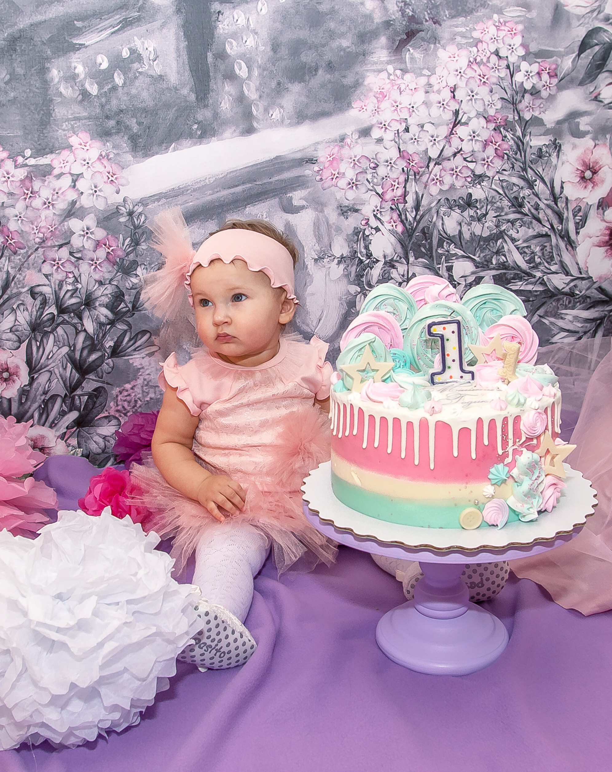 День рождения Маши (1 годик). Репортажная съемка в Москве и области. Анималистика