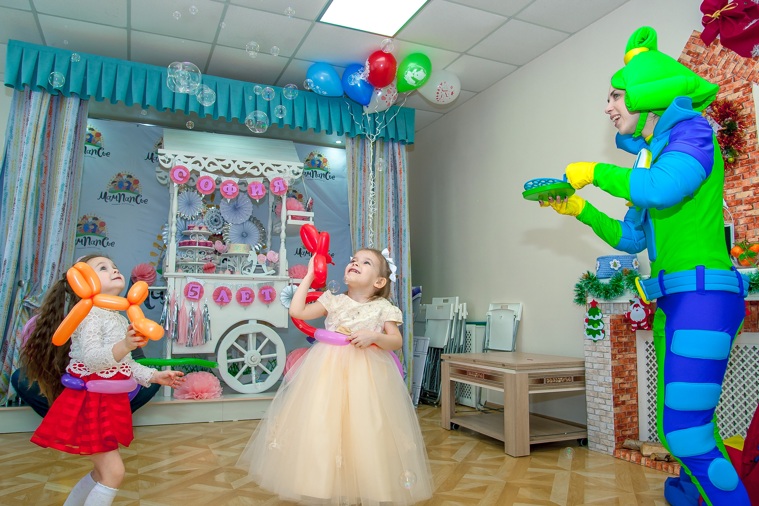 День рождения Софии (5 лет). Репортажная съемка в Москве и области. Анималистика