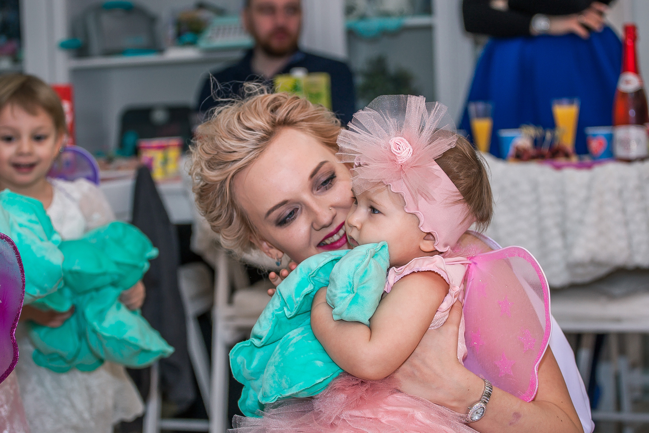 День рождения Маши (1 годик). Репортажная съемка в Москве и области. Анималистика