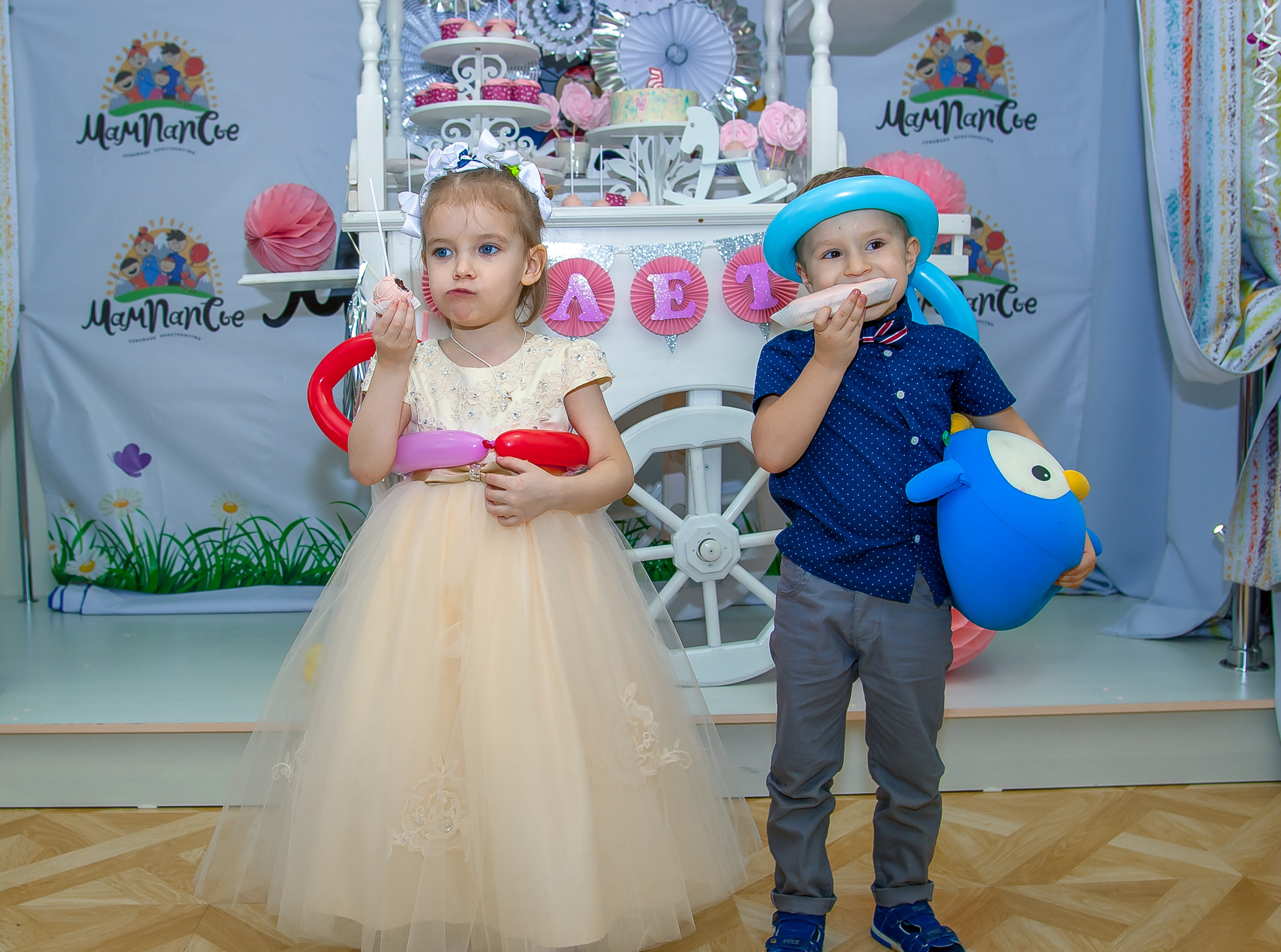 День рождения Софии (5 лет). Репортажная съемка в Москве и области. Анималистика