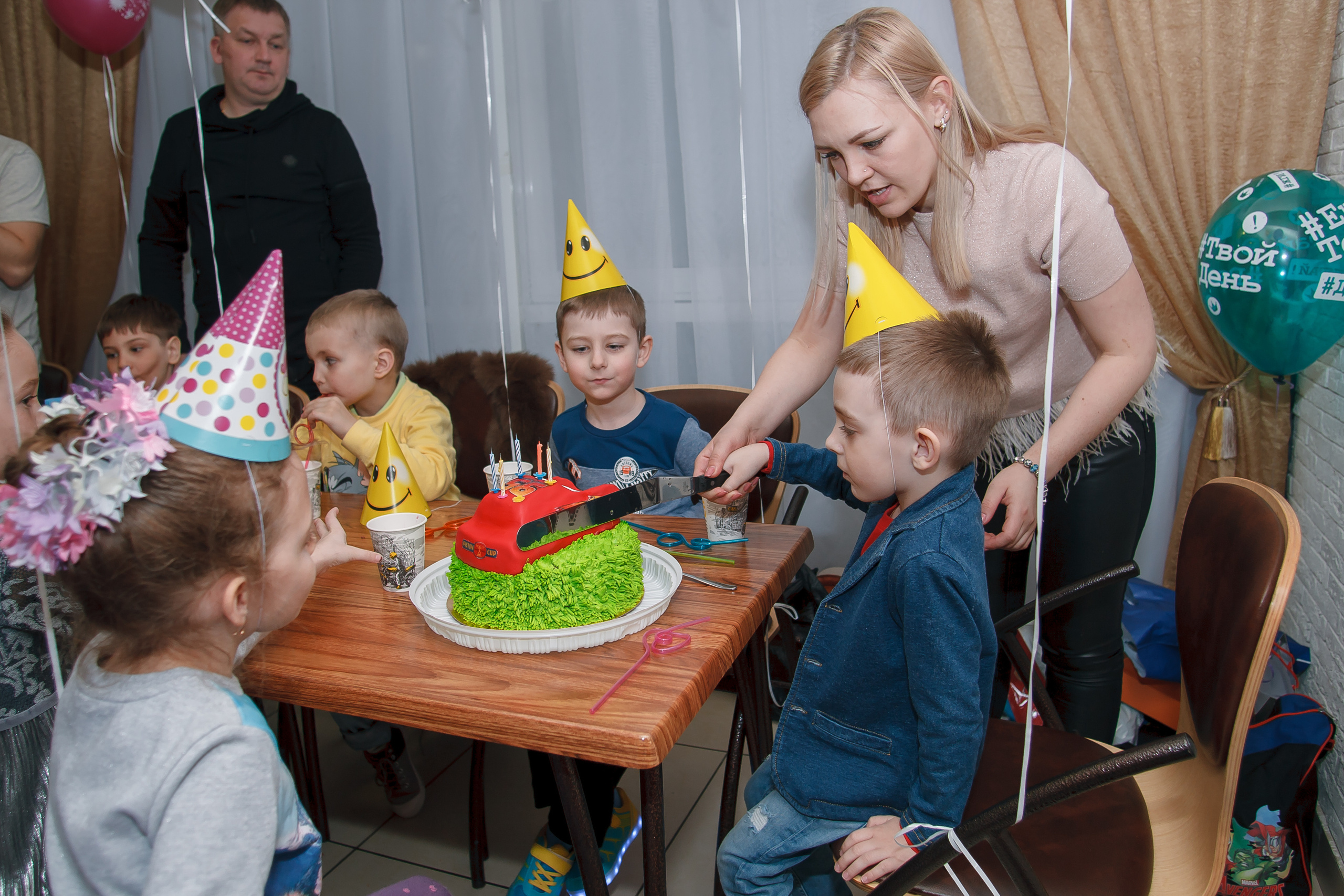 День рождения Максима (6 лет). Репортажная съемка в Москве и области. Анималистика