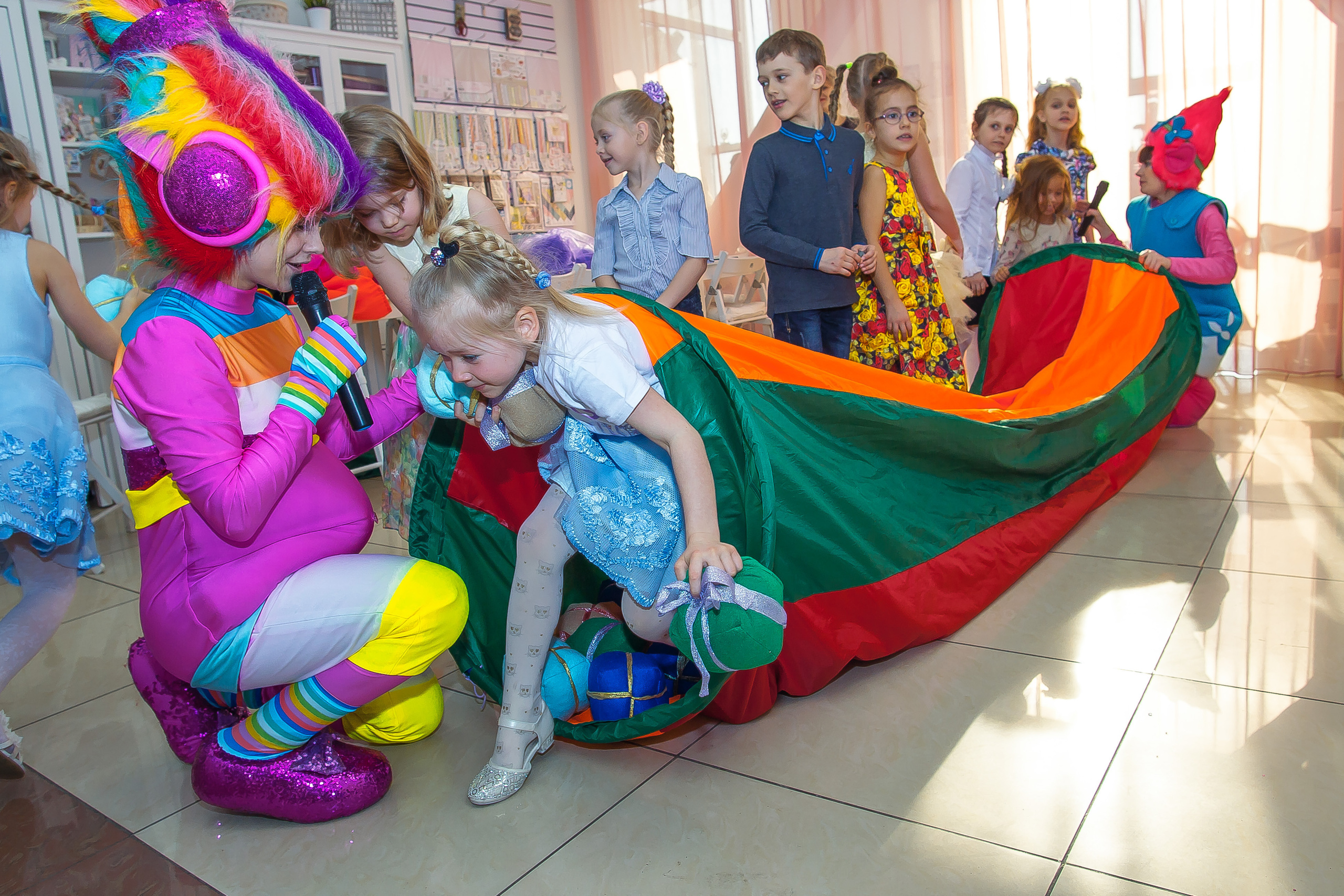 День рождения Даши в арт-кафе «Артмосфера». Репортажная съемка в Москве и области. Анималистика