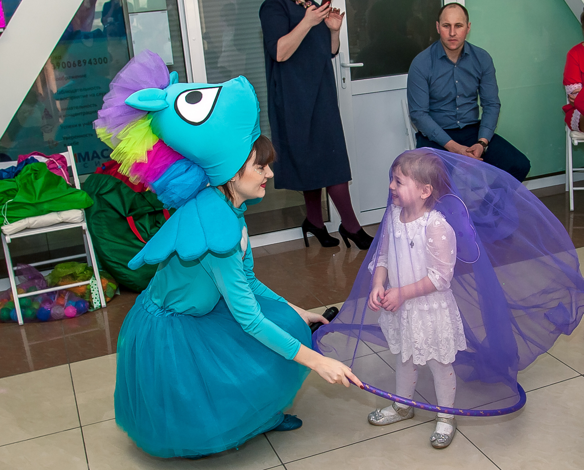 День рождения Маши (1 годик). Репортажная съемка в Москве и области. Анималистика