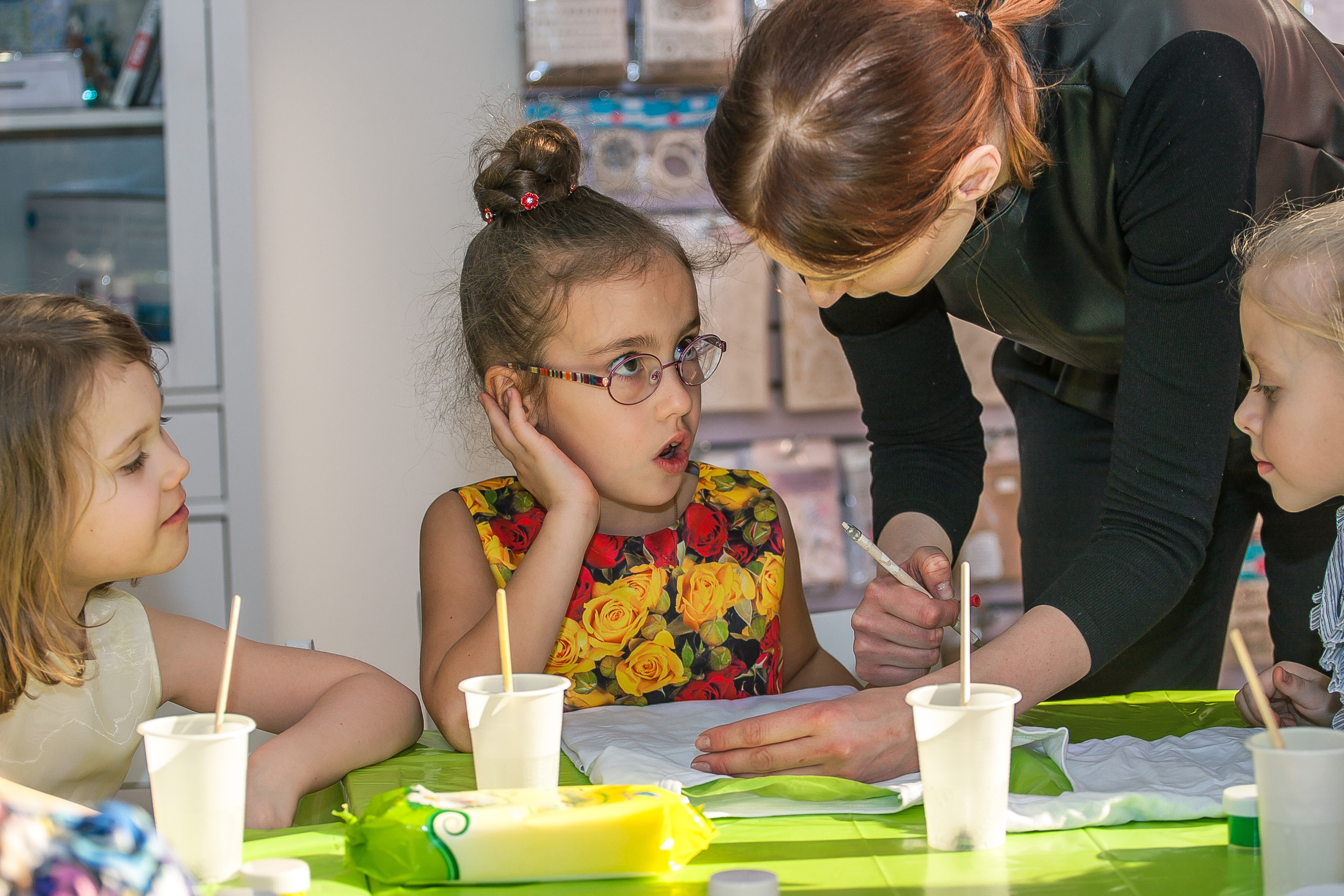 День рождения Даши в арт-кафе «Артмосфера». Репортажная съемка в Москве и области. Анималистика