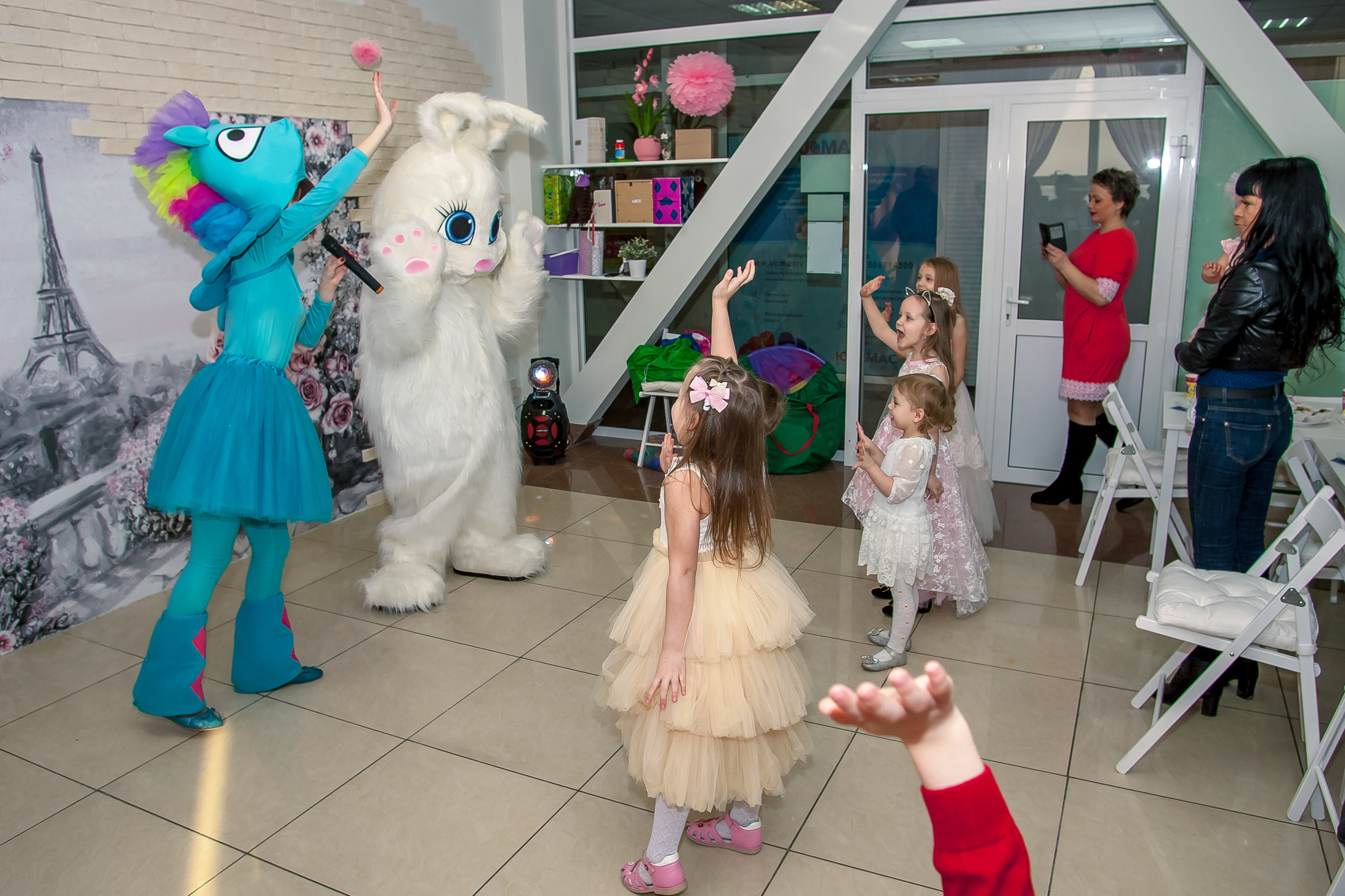 День рождения Маши (1 годик). Репортажная съемка в Москве и области. Анималистика