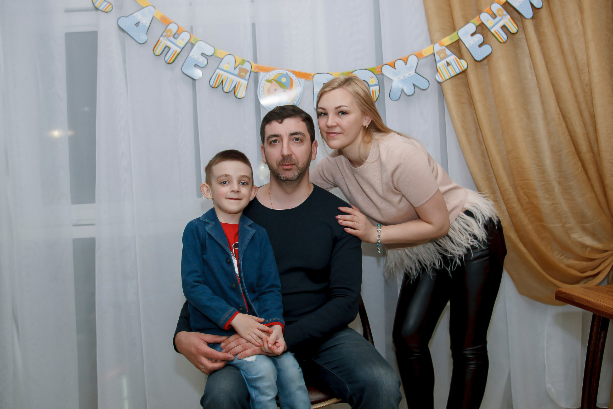 День рождения Максима (6 лет). Репортажная съемка в Москве и области. Анималистика