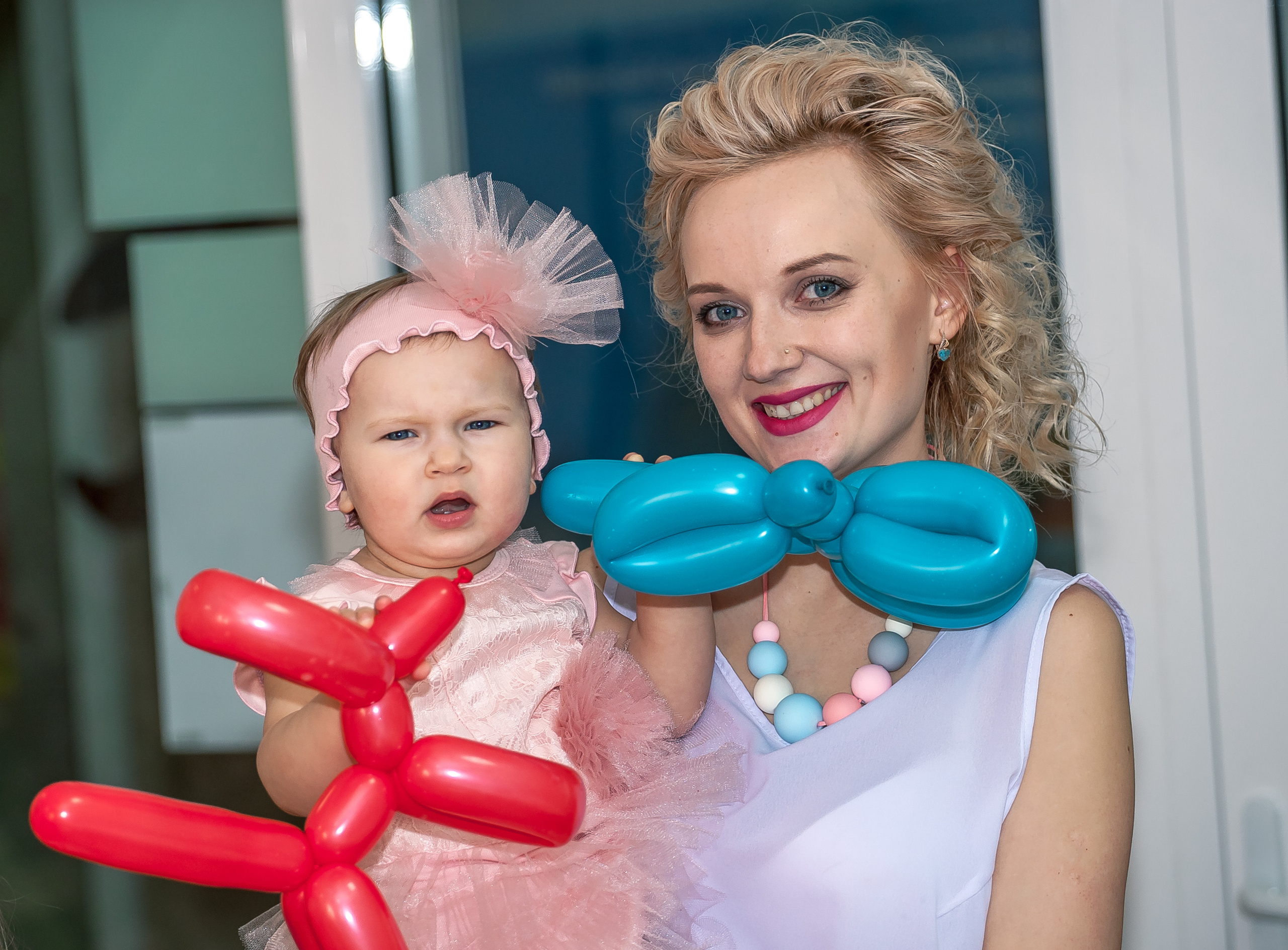 День рождения Маши (1 годик). Репортажная съемка в Москве и области. Анималистика