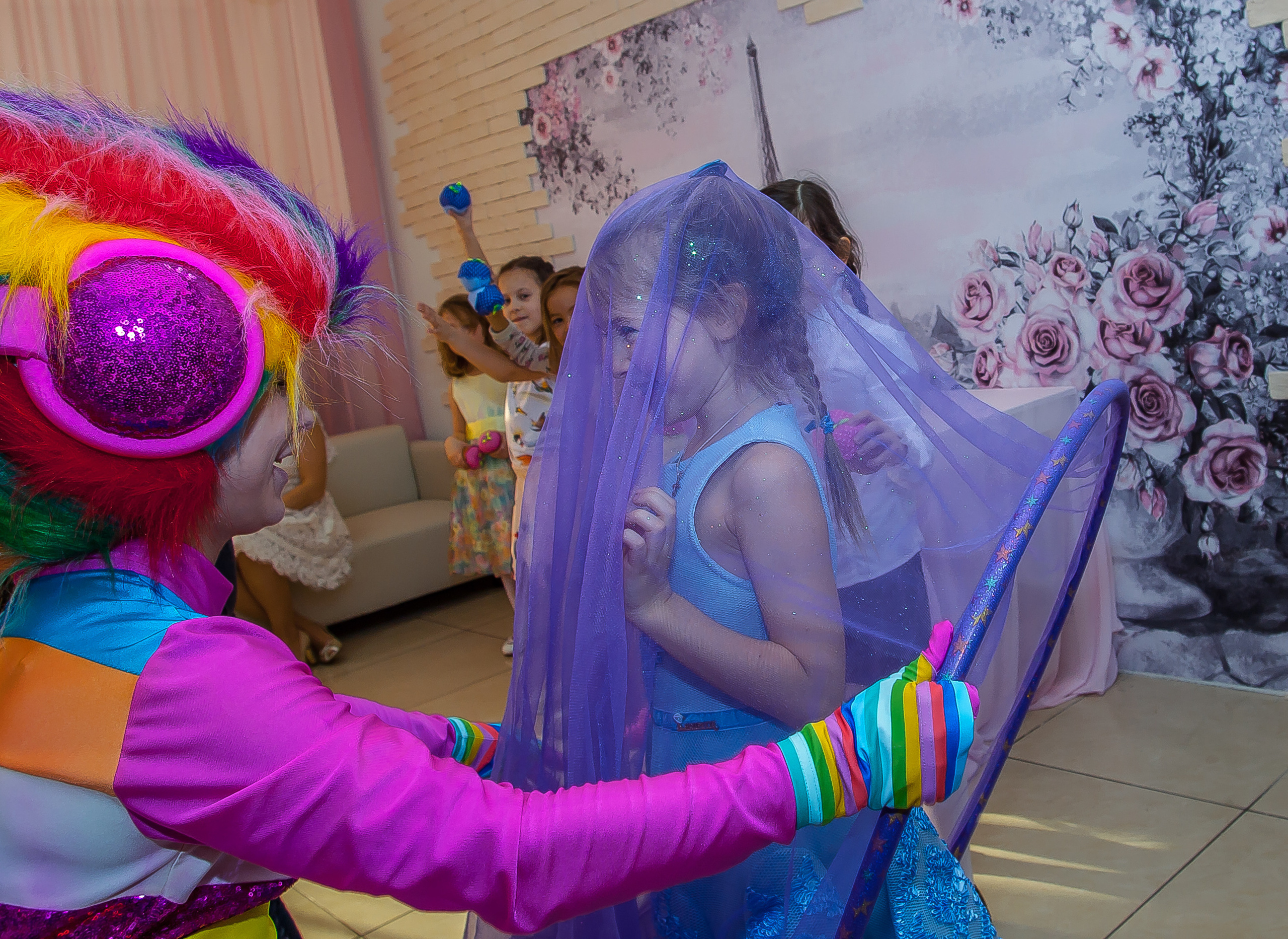 День рождения Даши в арт-кафе «Артмосфера». Репортажная съемка в Москве и области. Анималистика