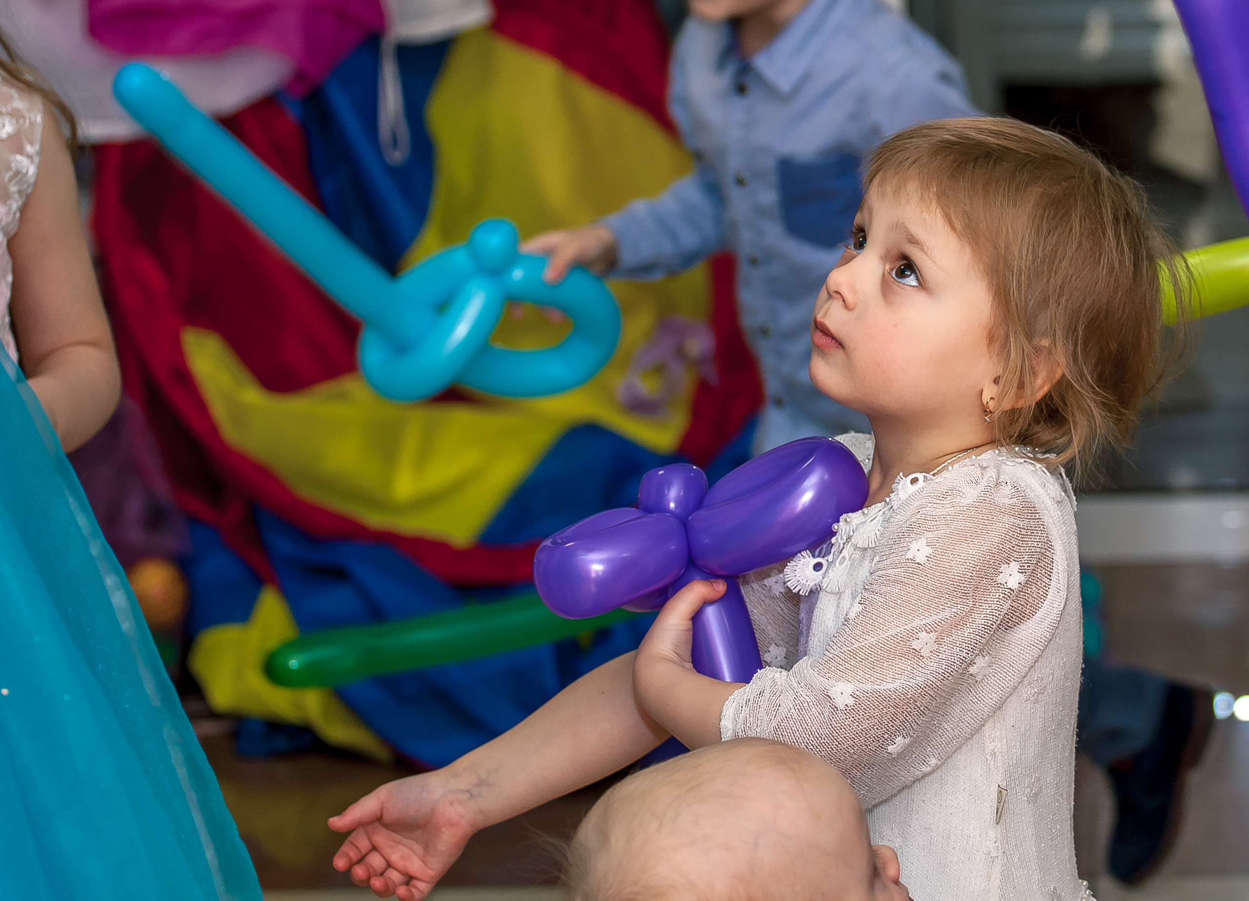 День рождения Маши (1 годик). Репортажная съемка в Москве и области. Анималистика