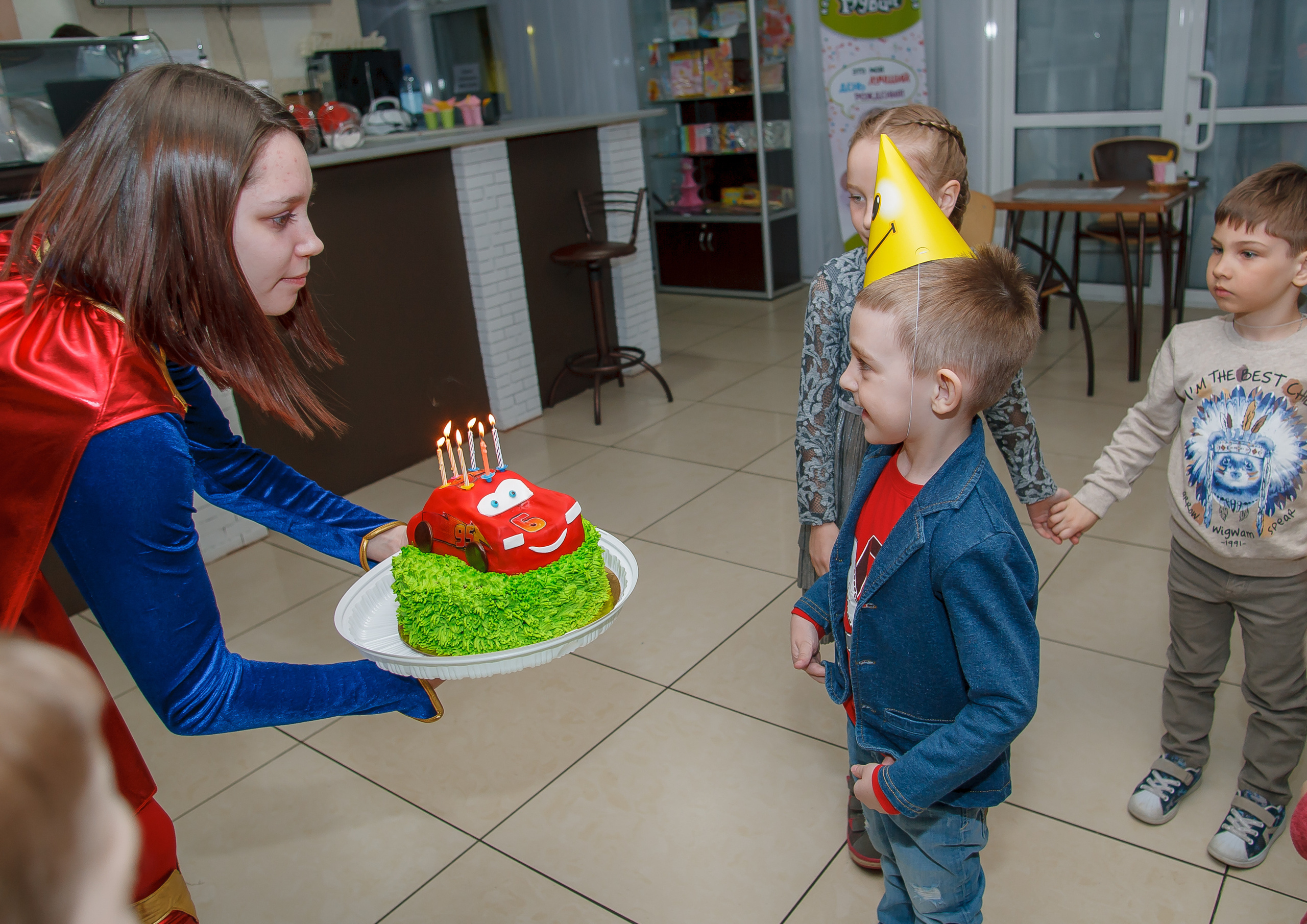 День рождения Максима (6 лет). Репортажная съемка в Москве и области. Анималистика