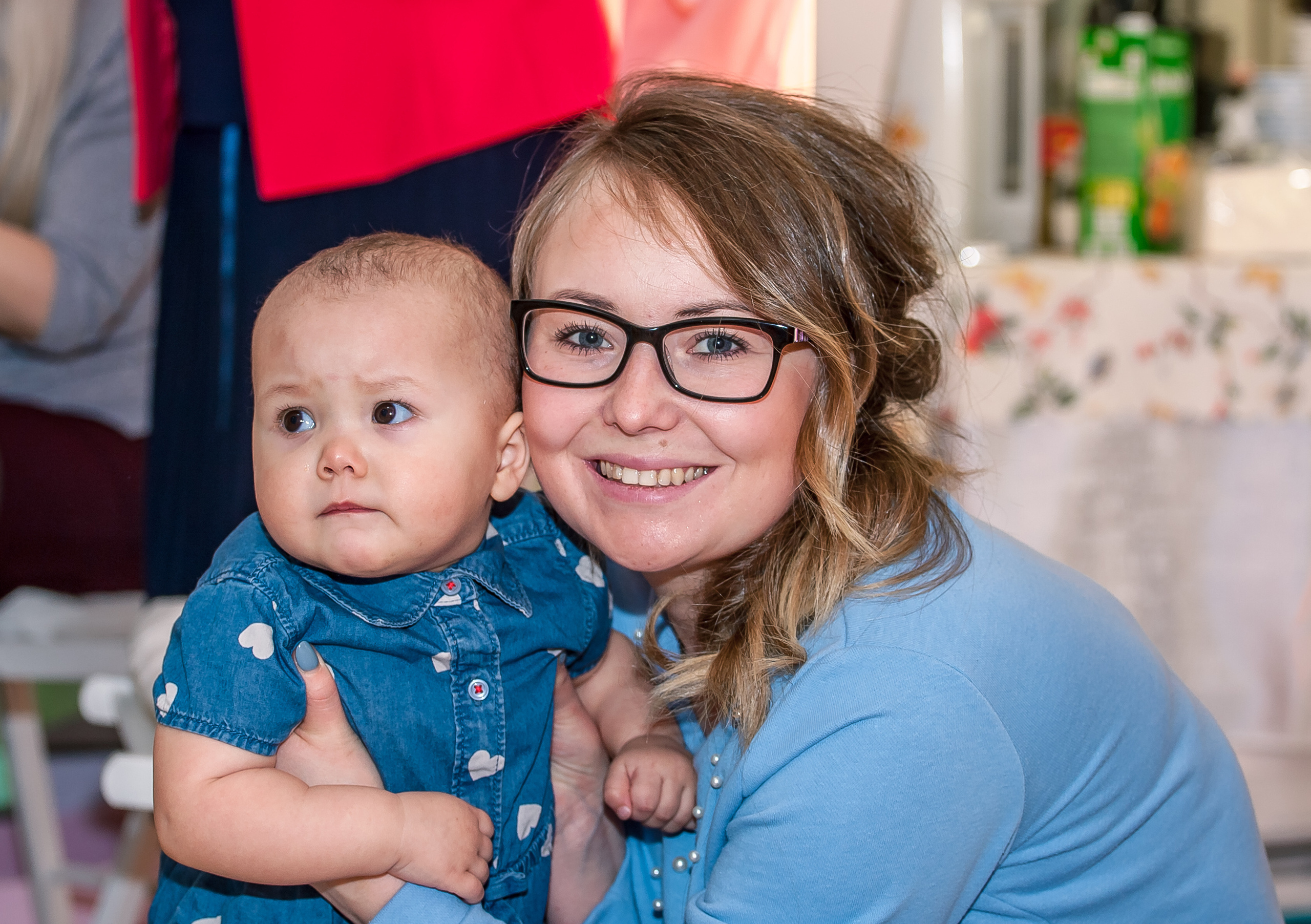 День рождения Маши (1 годик). Репортажная съемка в Москве и области. Анималистика