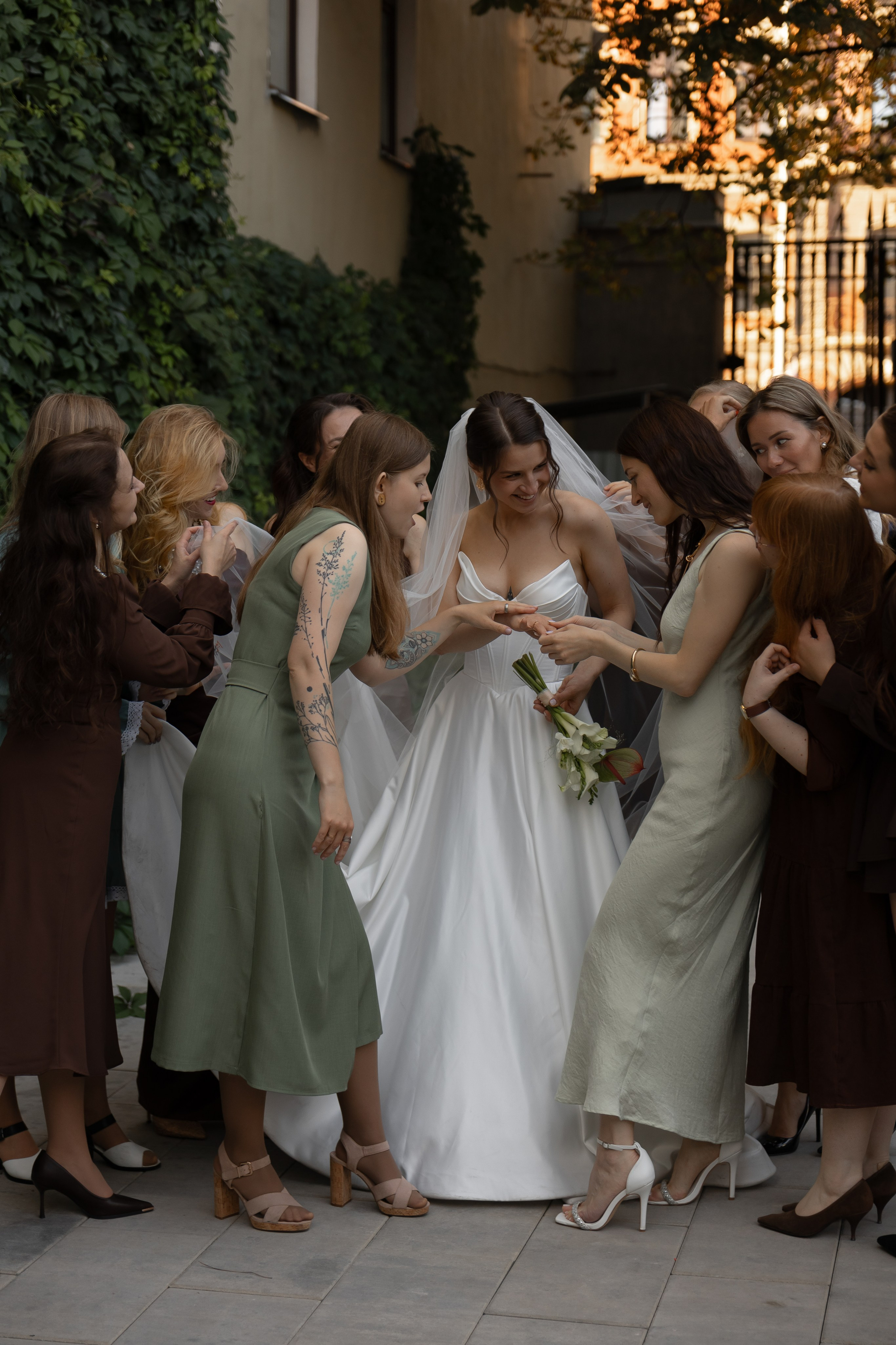 Серая кошка и рыжий кот. Свадебный и семейный фотограф Арина Кулёва