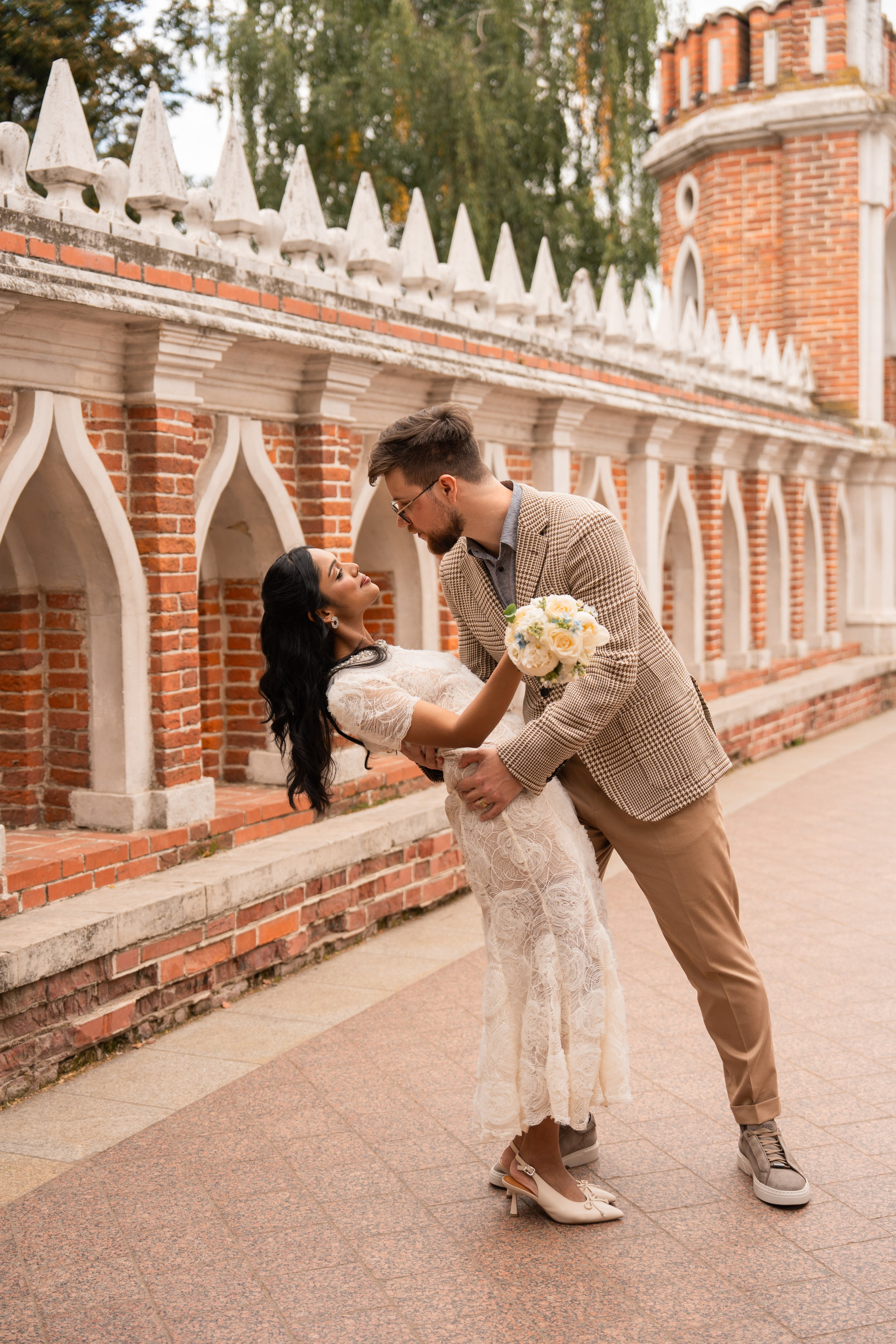Максим и Харша, Царицыно. Свадебный фотограф в Москве Анна Полушина