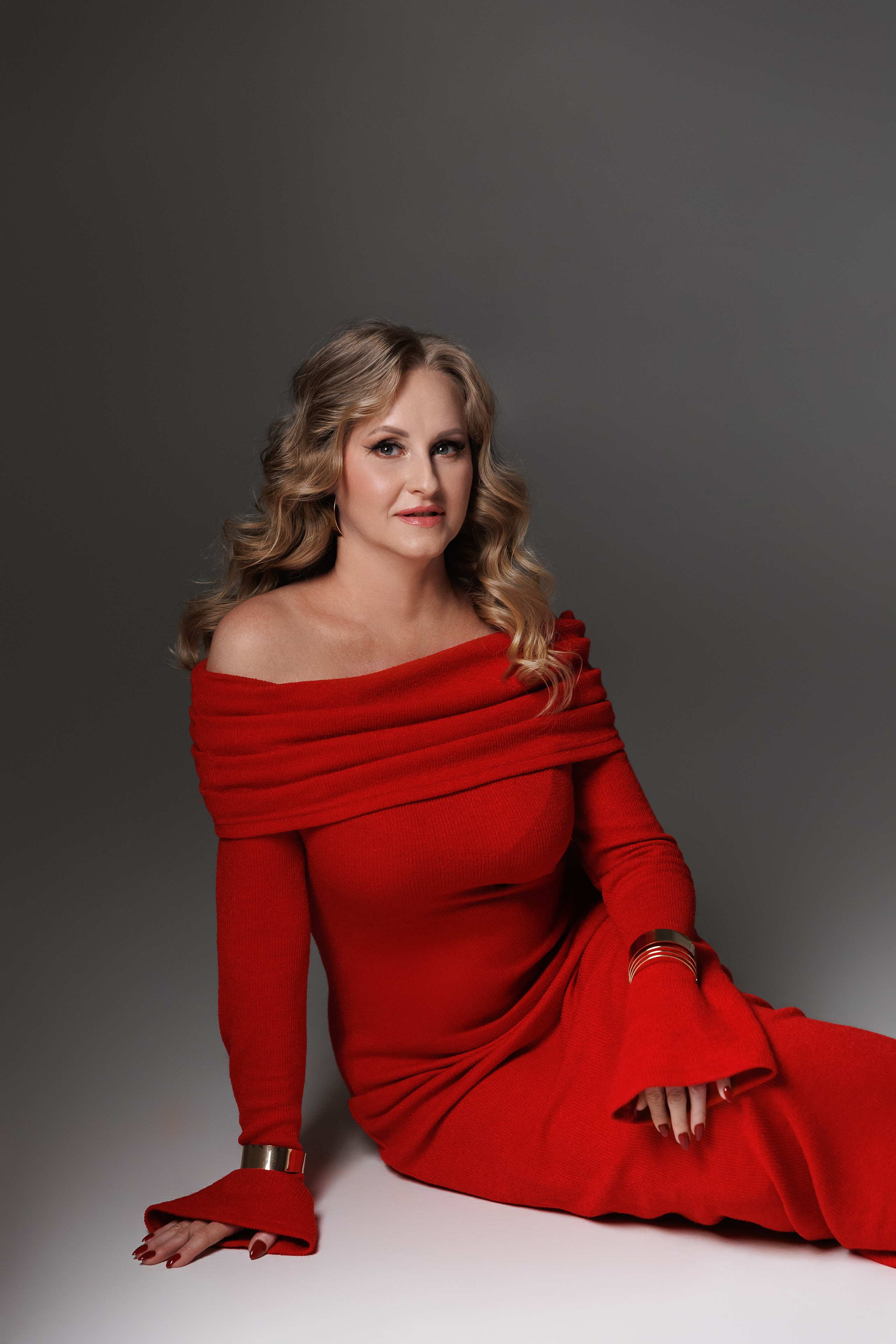 Трикотажное платье макси. Размер L