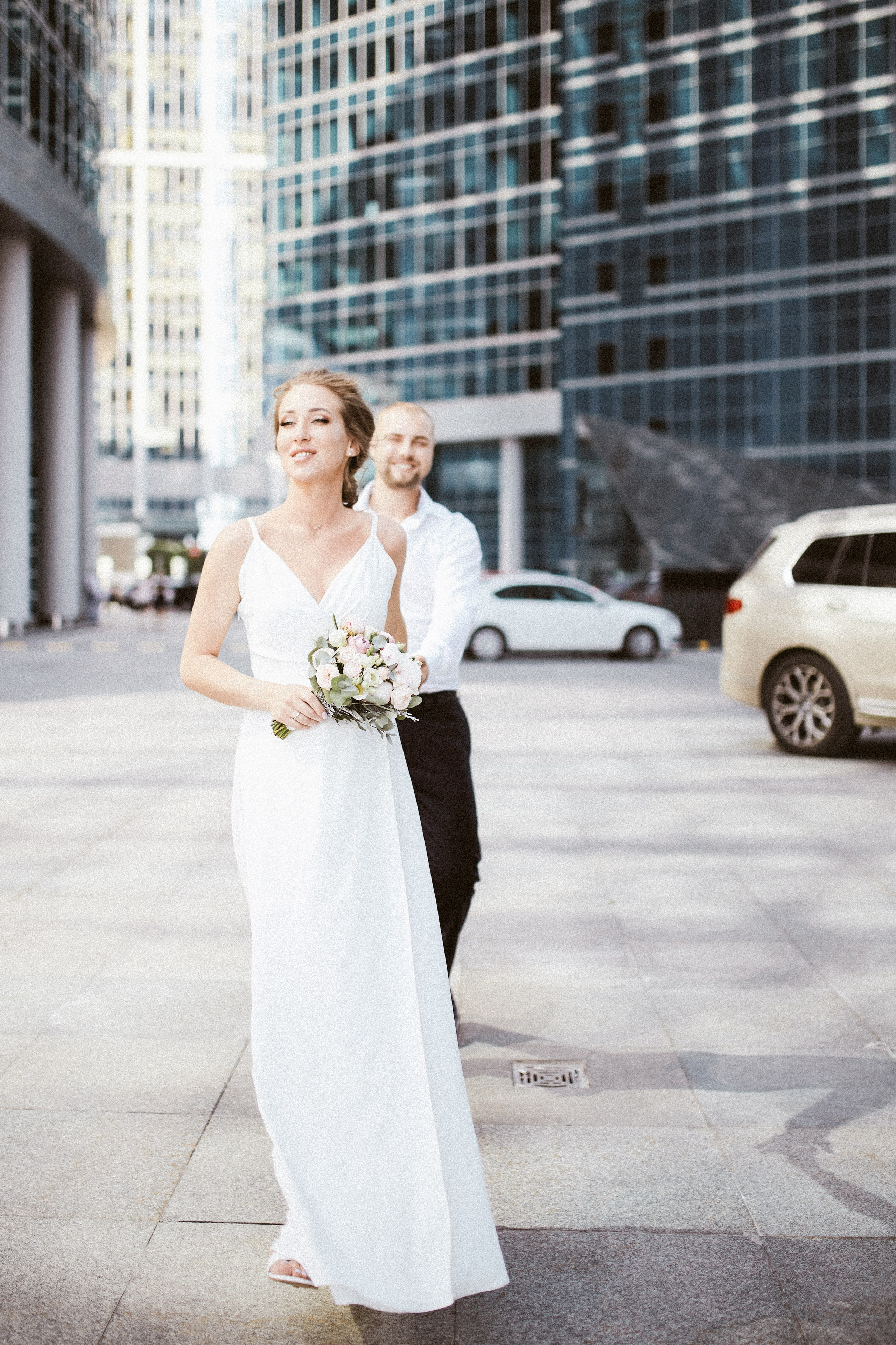 Свадьба в Сити. Портретный фотограф в Москве Мария Варлей