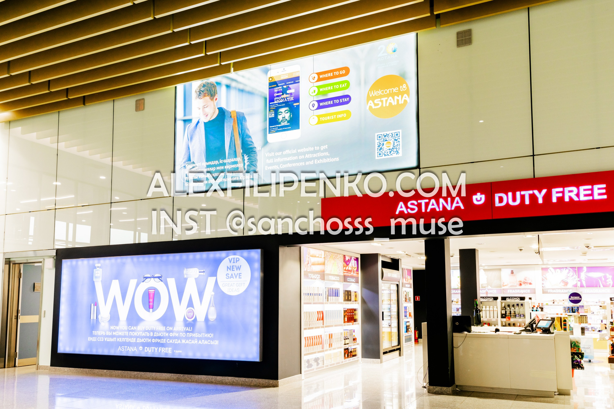 Фотосъемка для рекламного оператора MYD Production в Аэропорту Астаны. Фотограф интерьера недвижимости и архитектуры в Астане