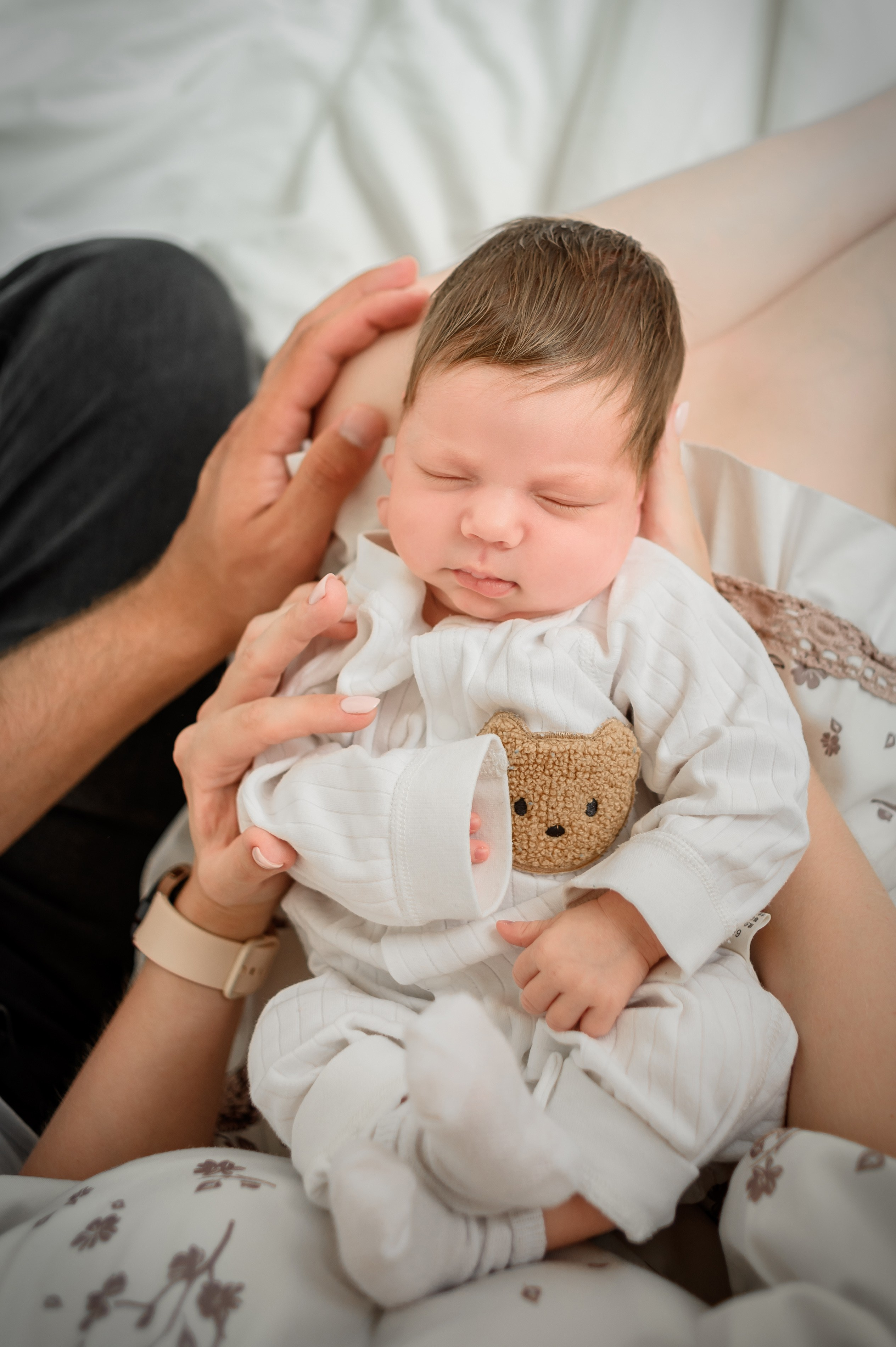 Lifestyle newborn. Фотограф новорождённых в Рязани, фотосъемка выписки из роддома, крещен
