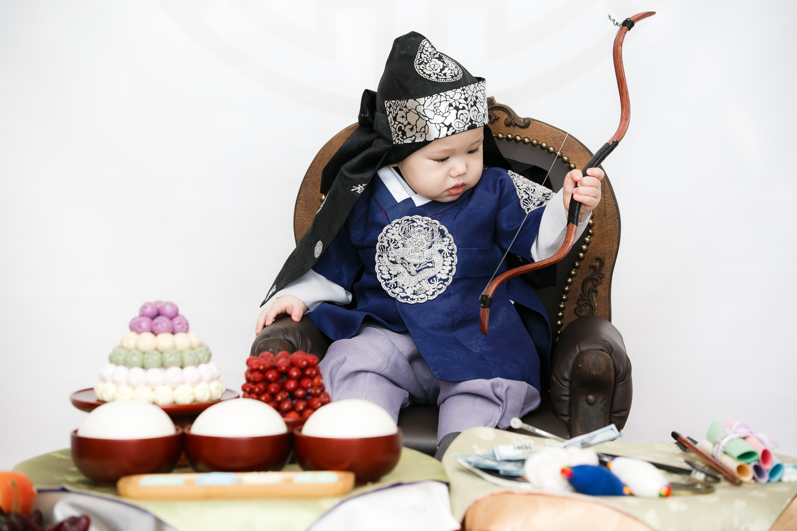 첫돌 Утренняя церемония (малыши). «Инбок» Фото студия