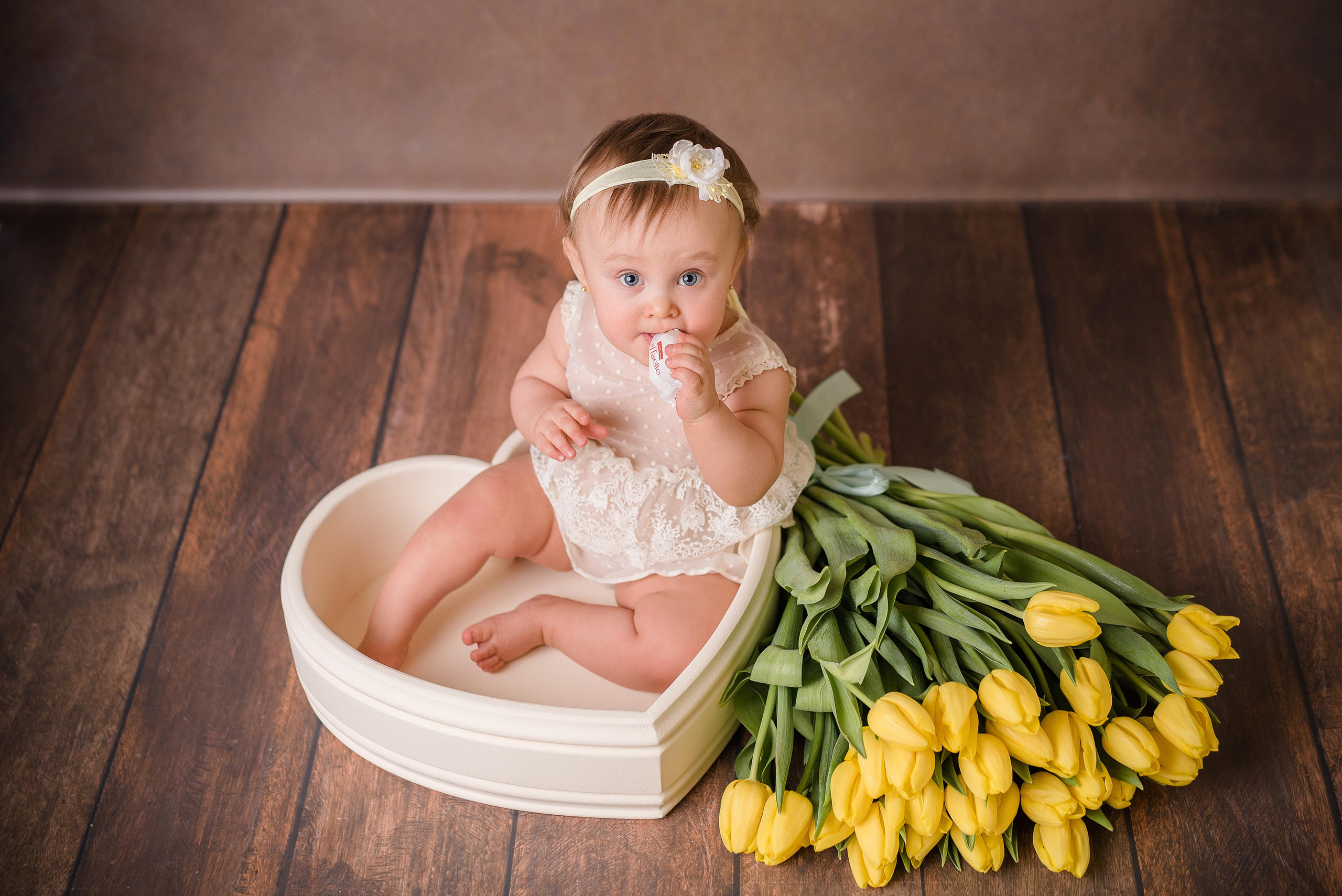 Настя 10 месяцев. Фотограф новорожденных и детский фотограф в Екатеринбурге Ксени