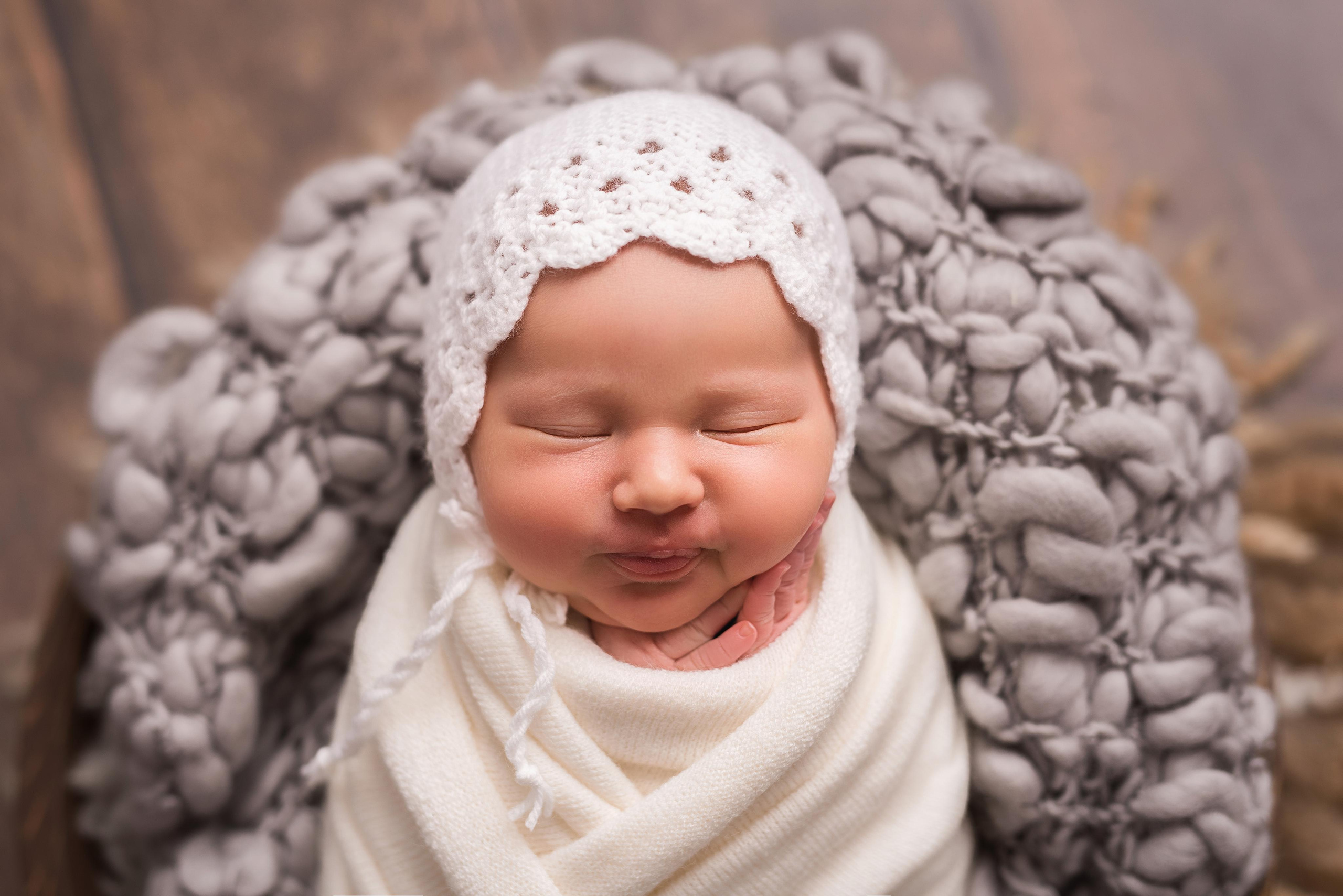 Милана, 11 дней. Фотограф новорожденных и детский фотограф в Екатеринбурге Ксени