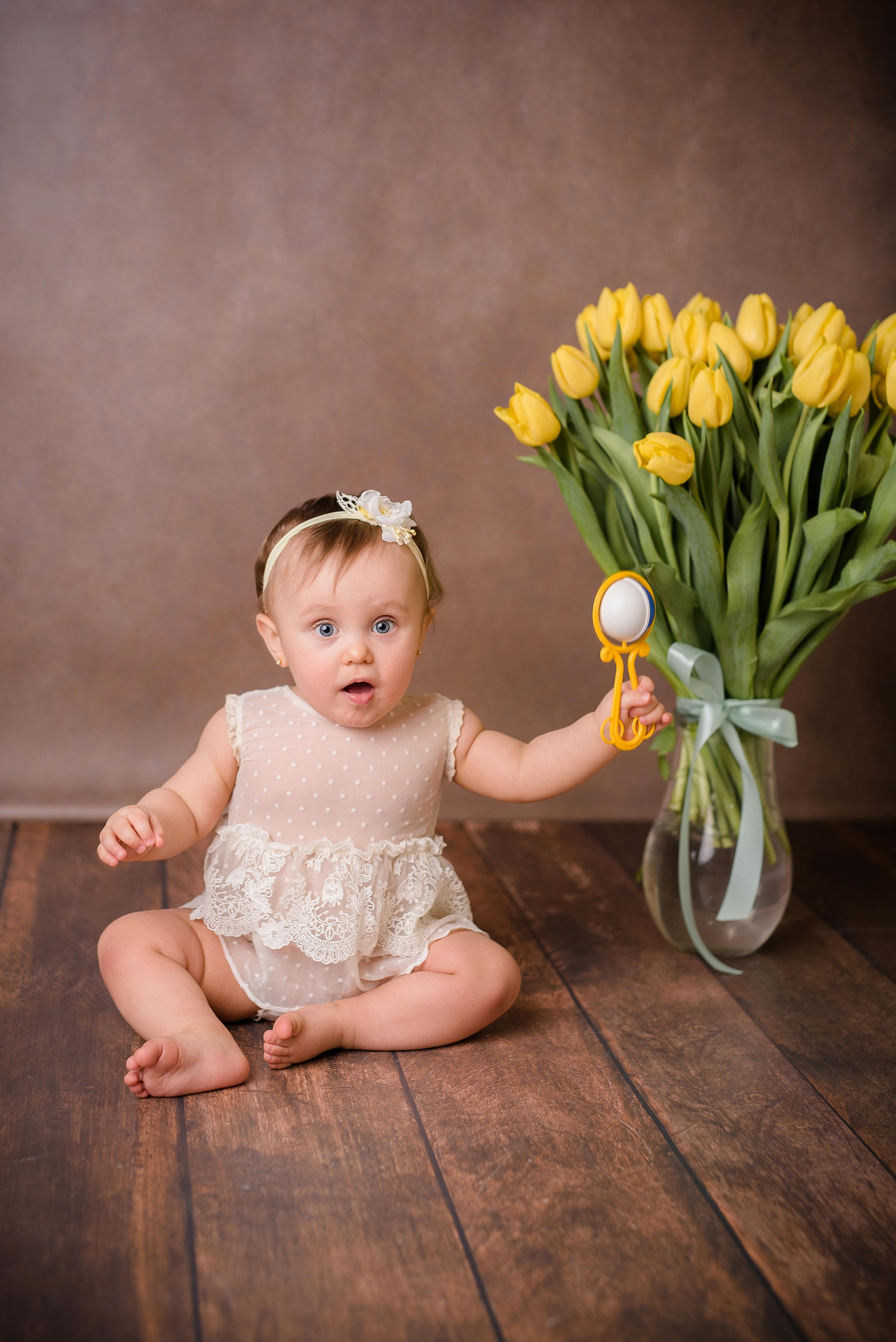 Настя 10 месяцев. Фотограф новорожденных и детский фотограф в Екатеринбурге Ксени