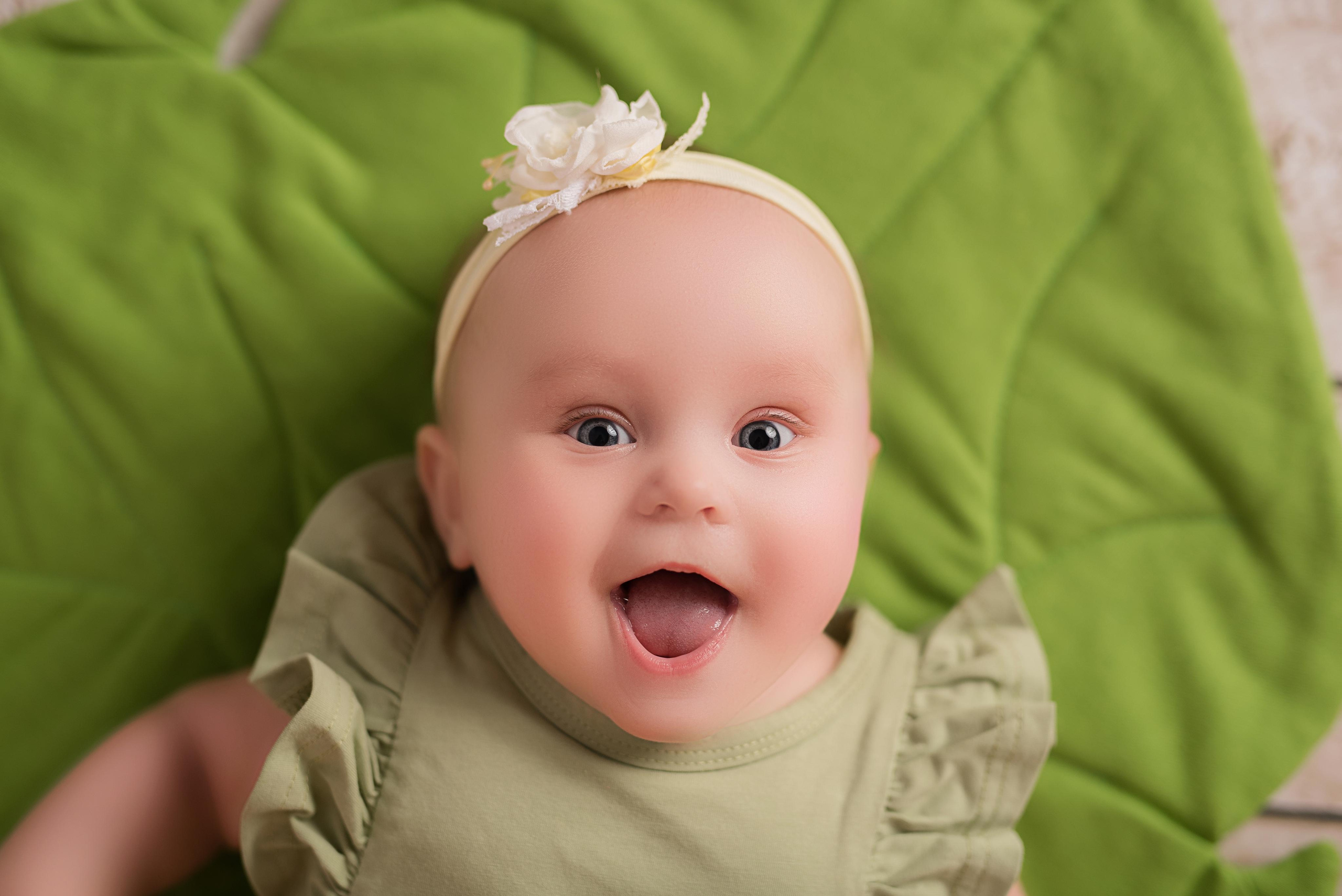 Настя, 4 месяца. Фотограф новорожденных и детский фотограф в Екатеринбурге Ксени