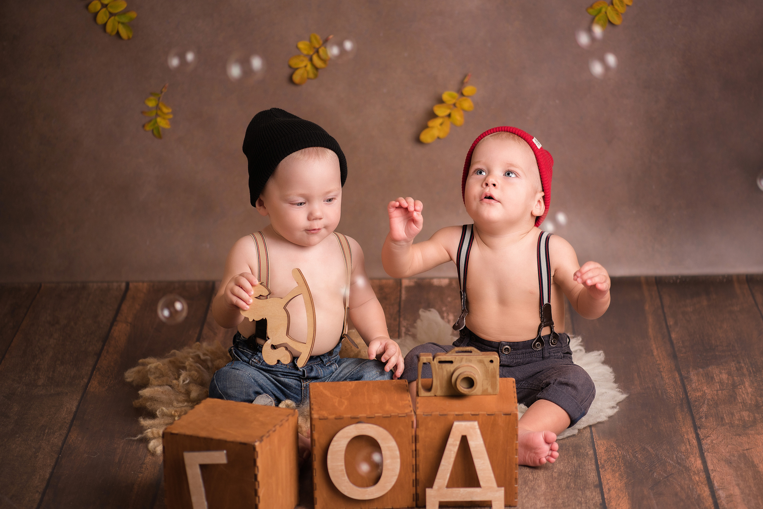 Ян и Савелий, 1 годик. Фотограф новорожденных и детский фотограф в Екатеринбурге Ксени