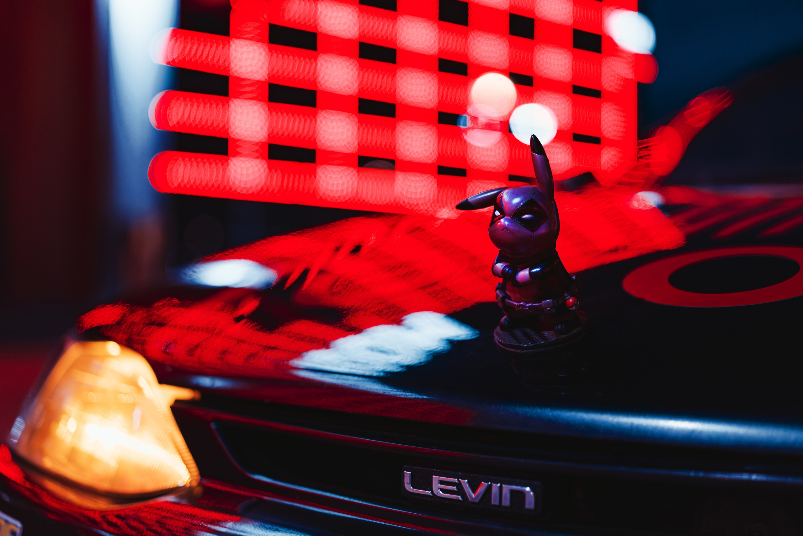 Pikarolla. Toyota Corolla Levin AE 111. Night Pokemon