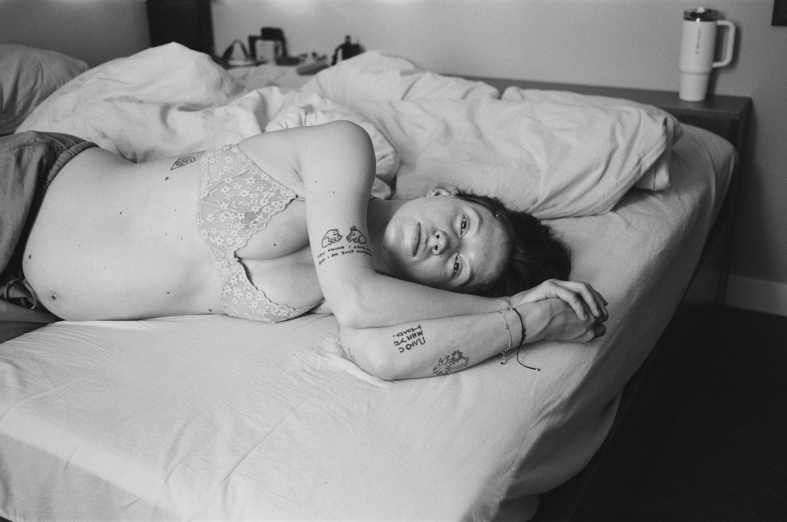 At Alina's home. Film & digital photographer. Ufa. Kamilla Ishmaeva