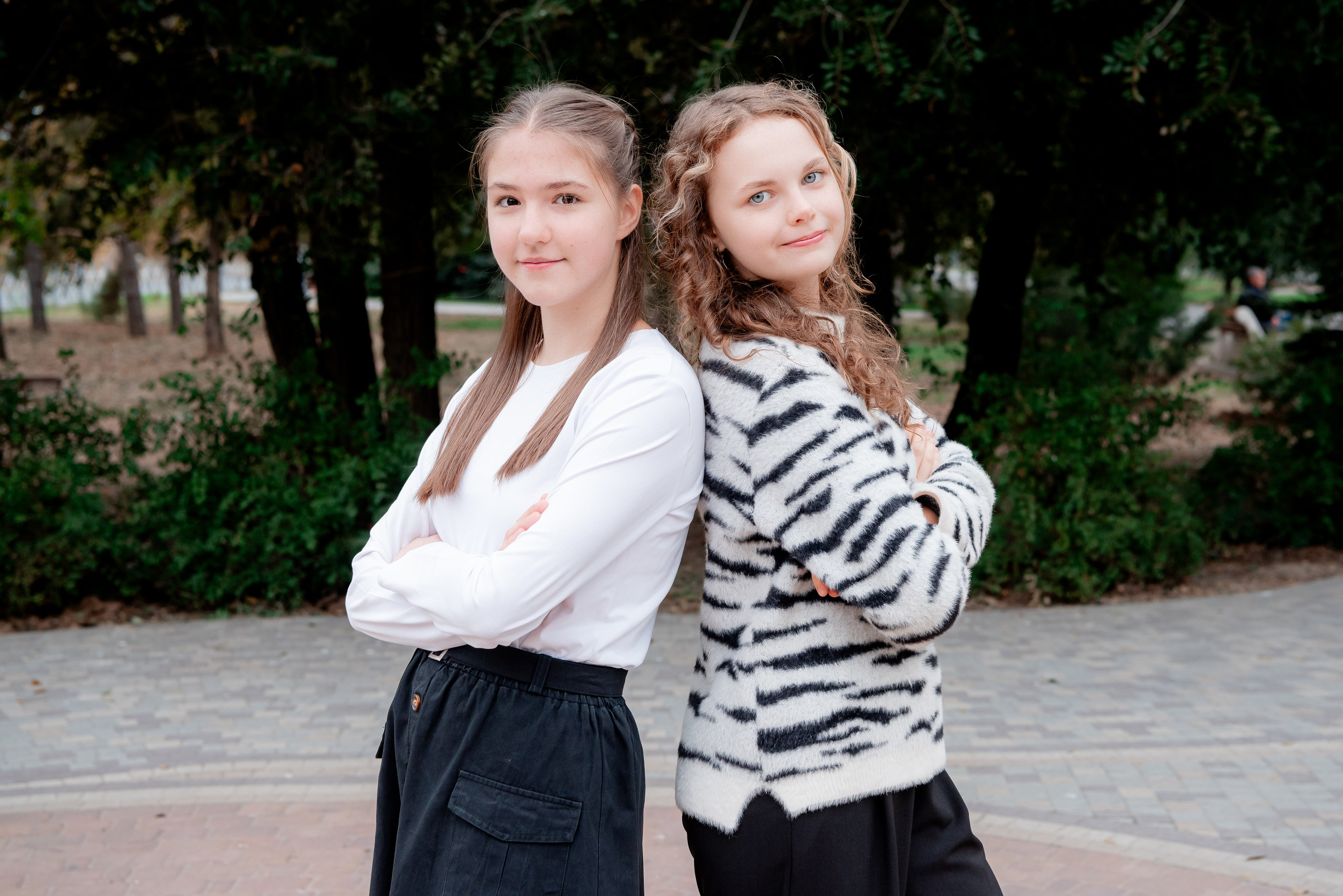 Фотосессия в парке для альбома школьники 9 класс. Фотограф в Волгограде и Волжском Александр Горбань