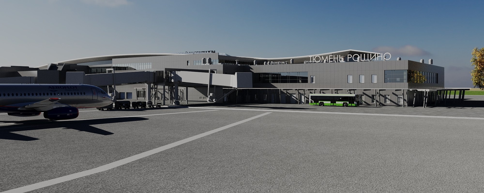 АЭРОПОРТ РОЩИНО ТЮМЕНЕЬ. 3D Художник| Дизайнер | Борисова Дарья
