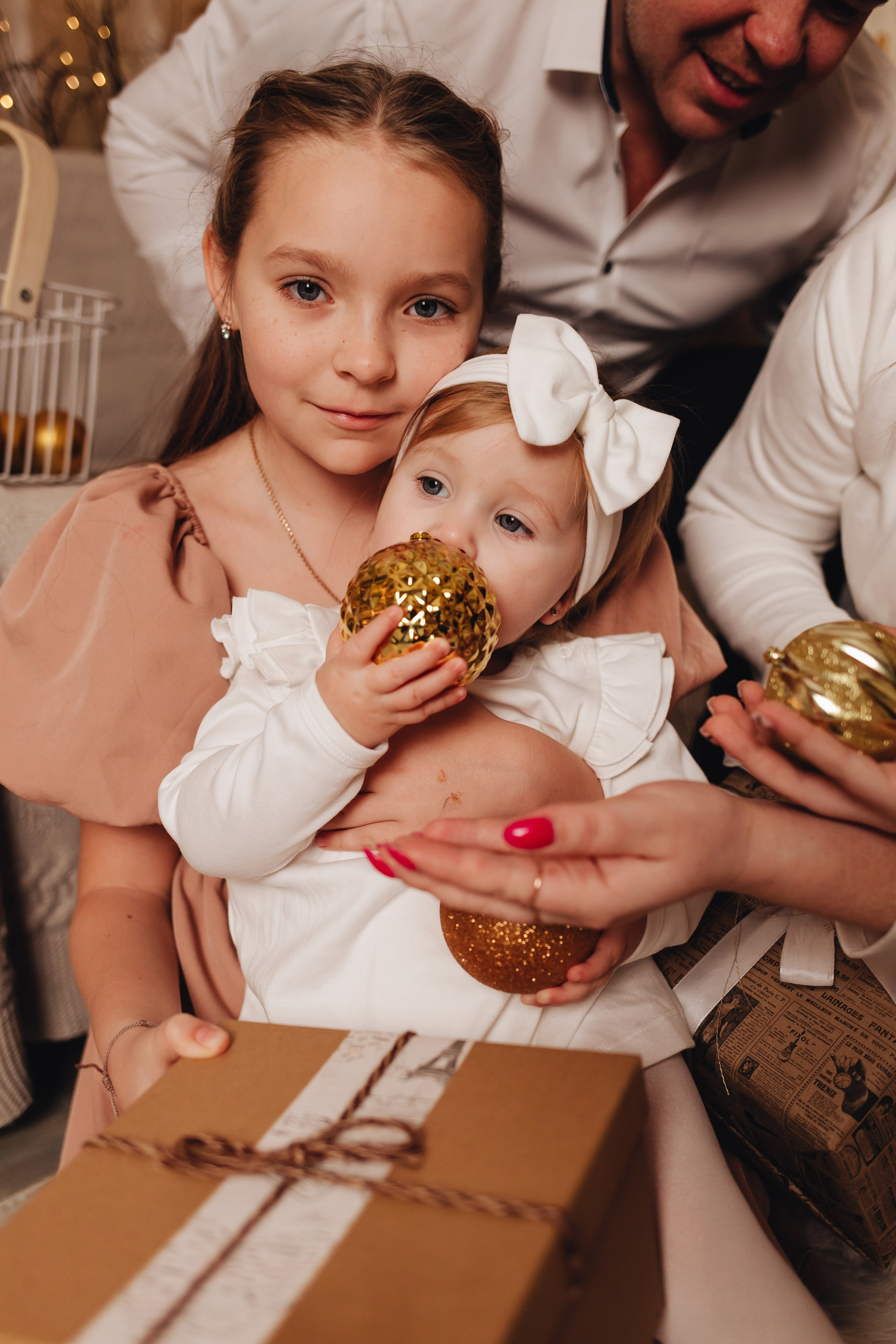 Семейная новогодняя фотосессия. Фотограф Елена Кириллова