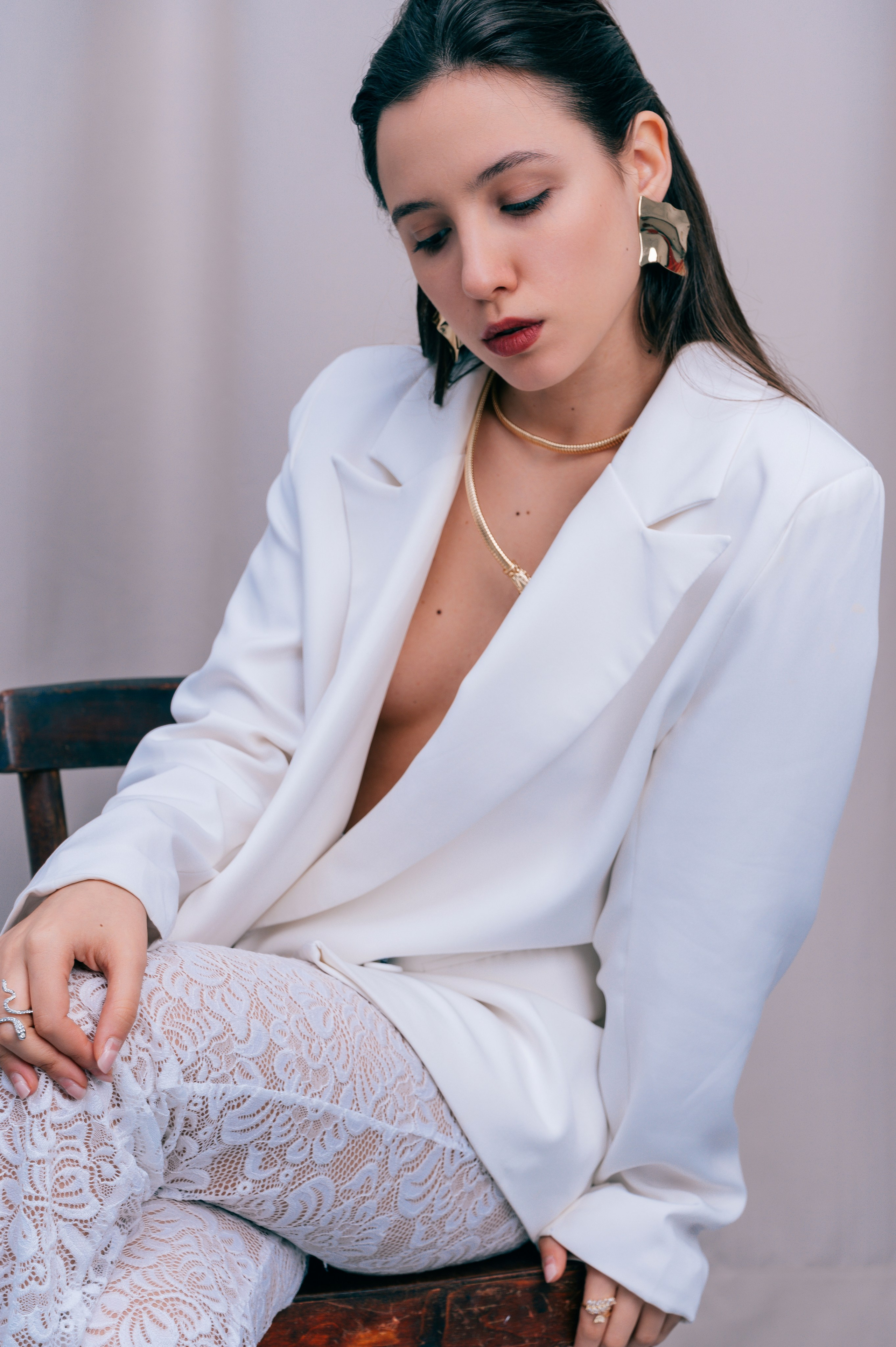 Студийная съемка для актрисы Анастасии Черенковой. Портретный фотограф в Москве Ковалева Валентина