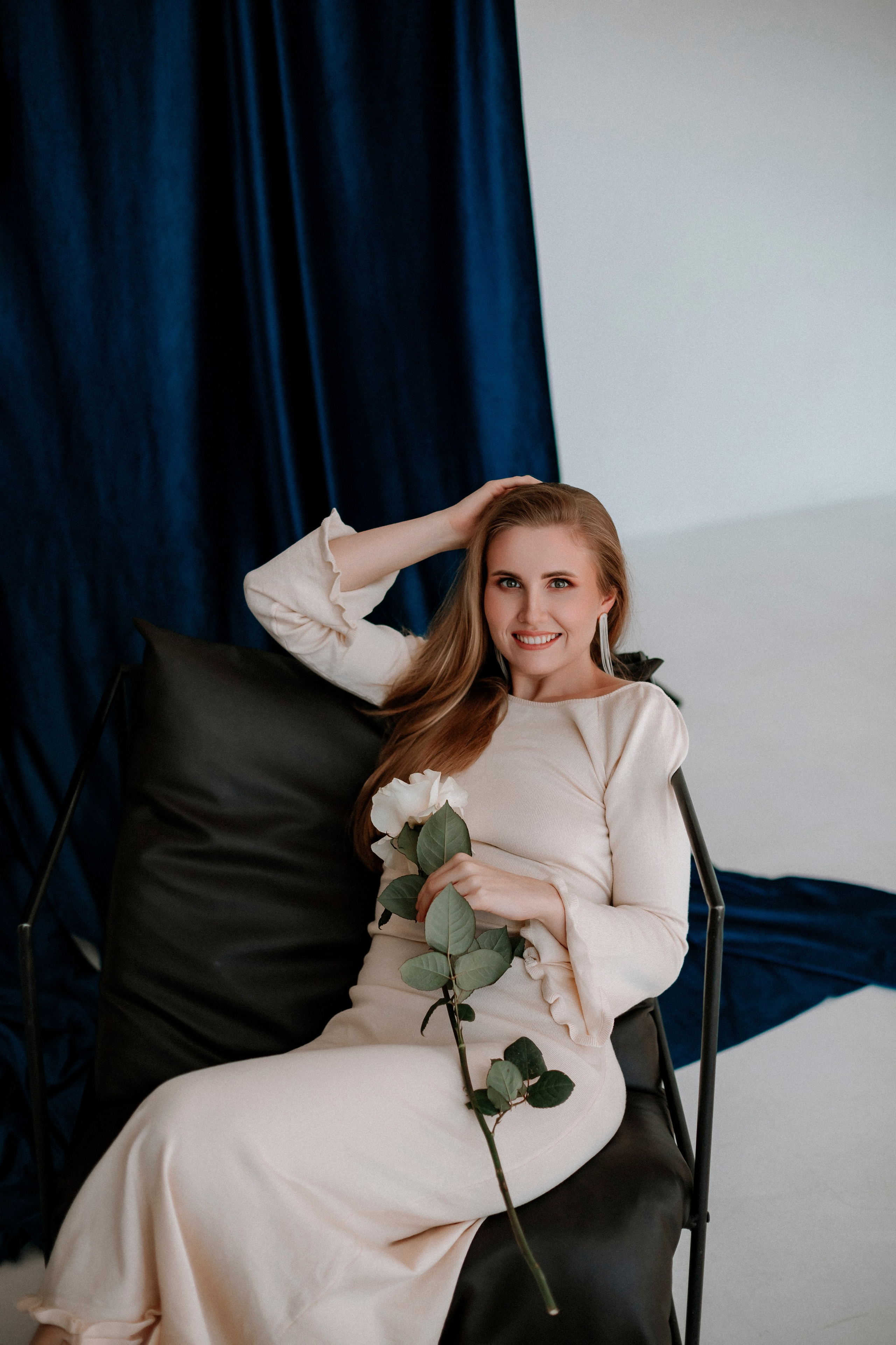 Съемка в тканях, Анастасия. Фотограф Калуга