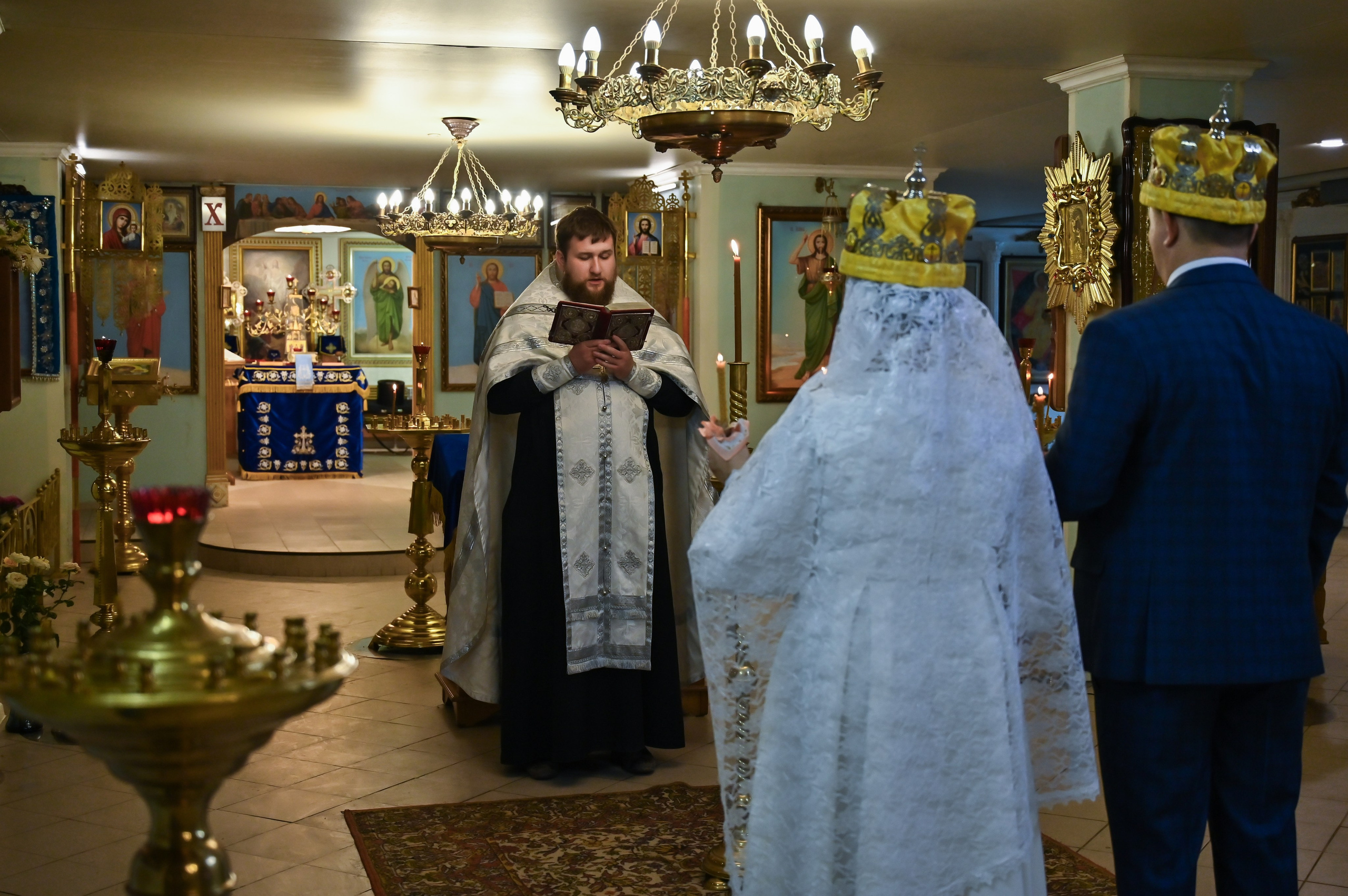 Венчание Андрей и Елена. Репортажный и свадебный фотограф в Липецке Иван Первойкин