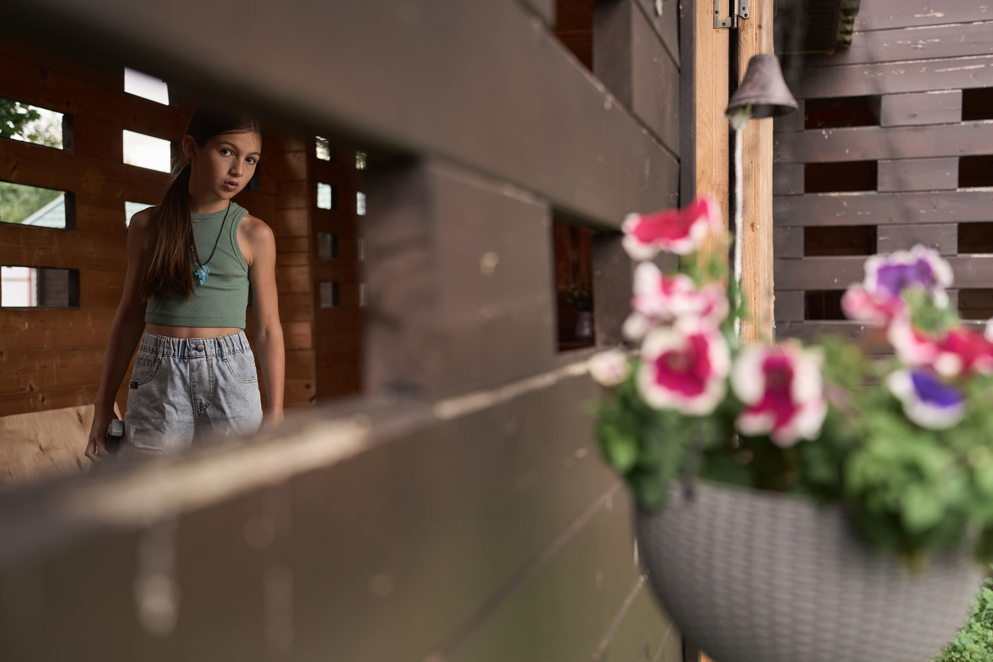 Пшеничное поле, битва Nerf и домик художницы. Фотограф Женя Пашкина